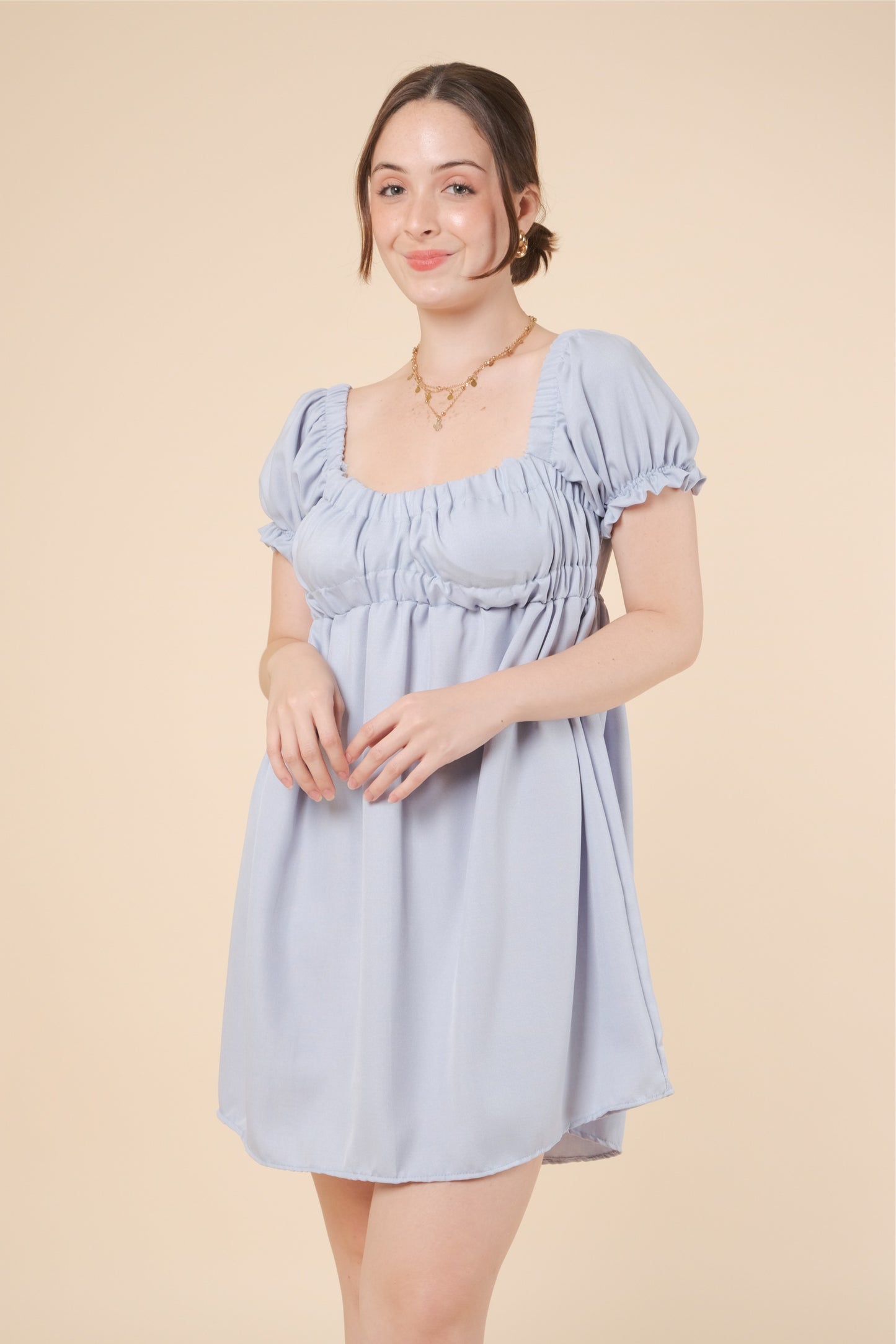 MAXINE DRESS IN BABY BLUE