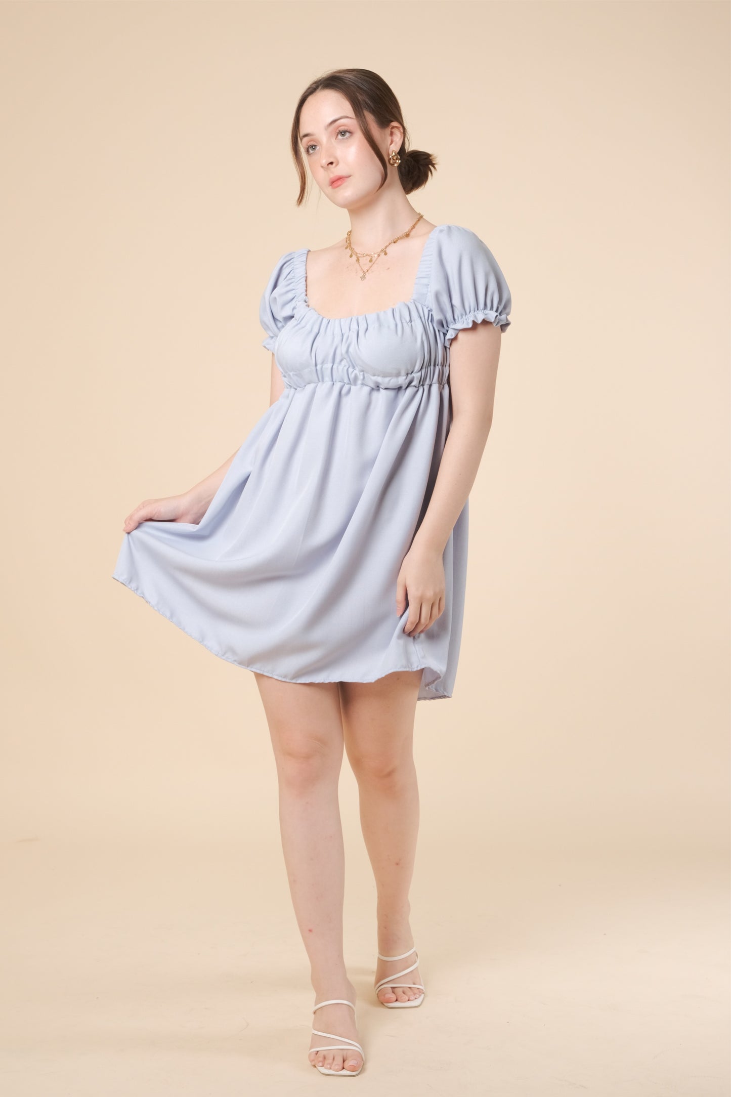 MAXINE DRESS IN BABY BLUE
