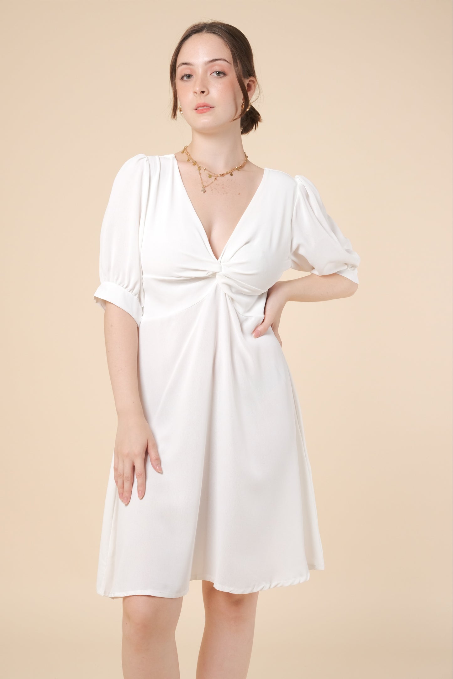 CHARLOTTE DRESS IN WHITE