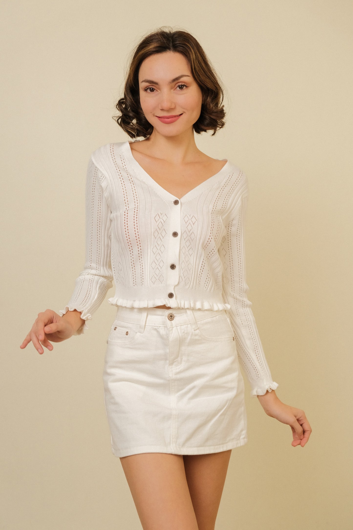 PATRICE TOP IN WHITE