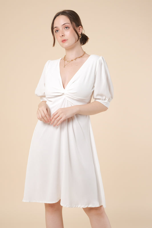 CHARLOTTE DRESS IN WHITE