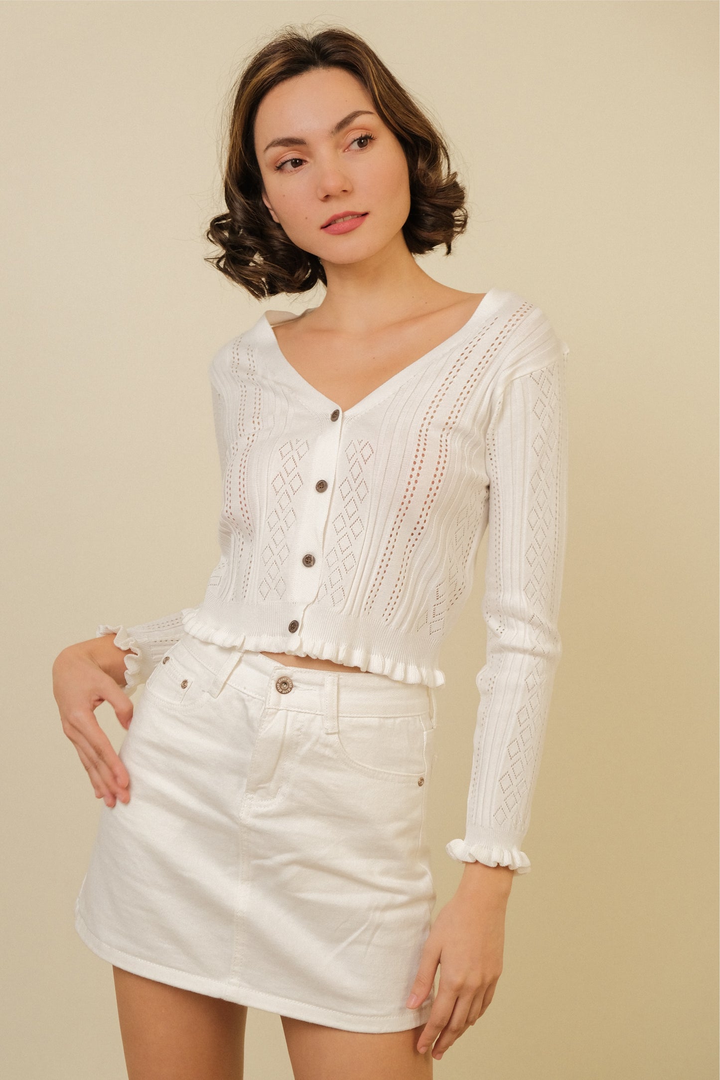 PATRICE TOP IN WHITE