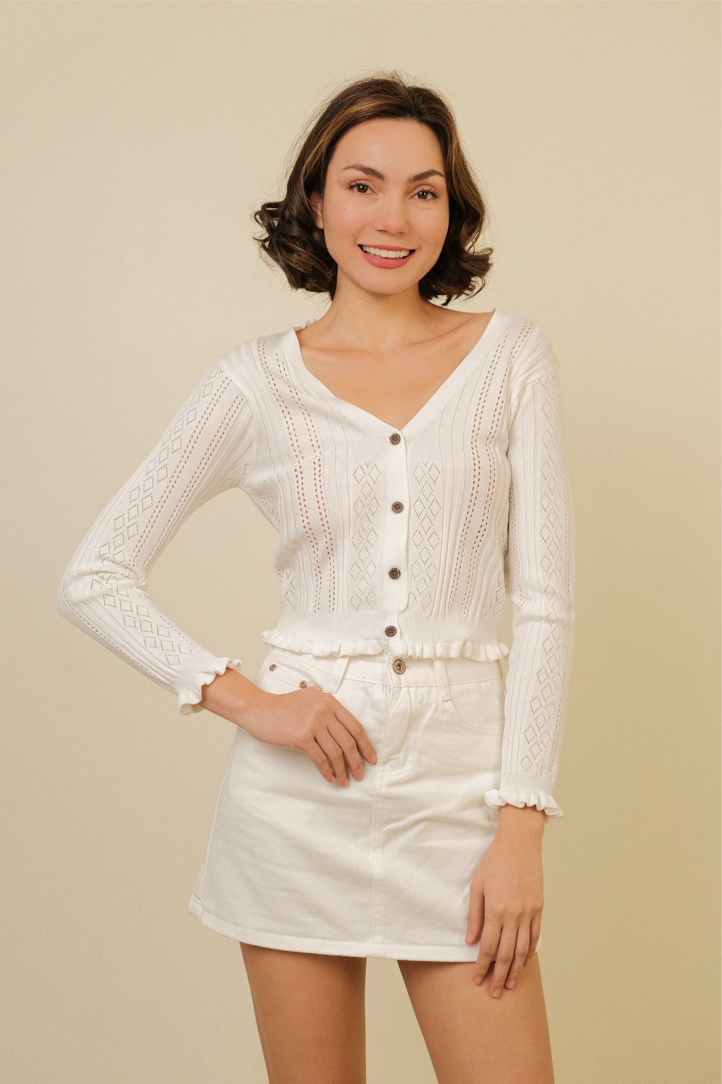 PATRICE TOP IN WHITE