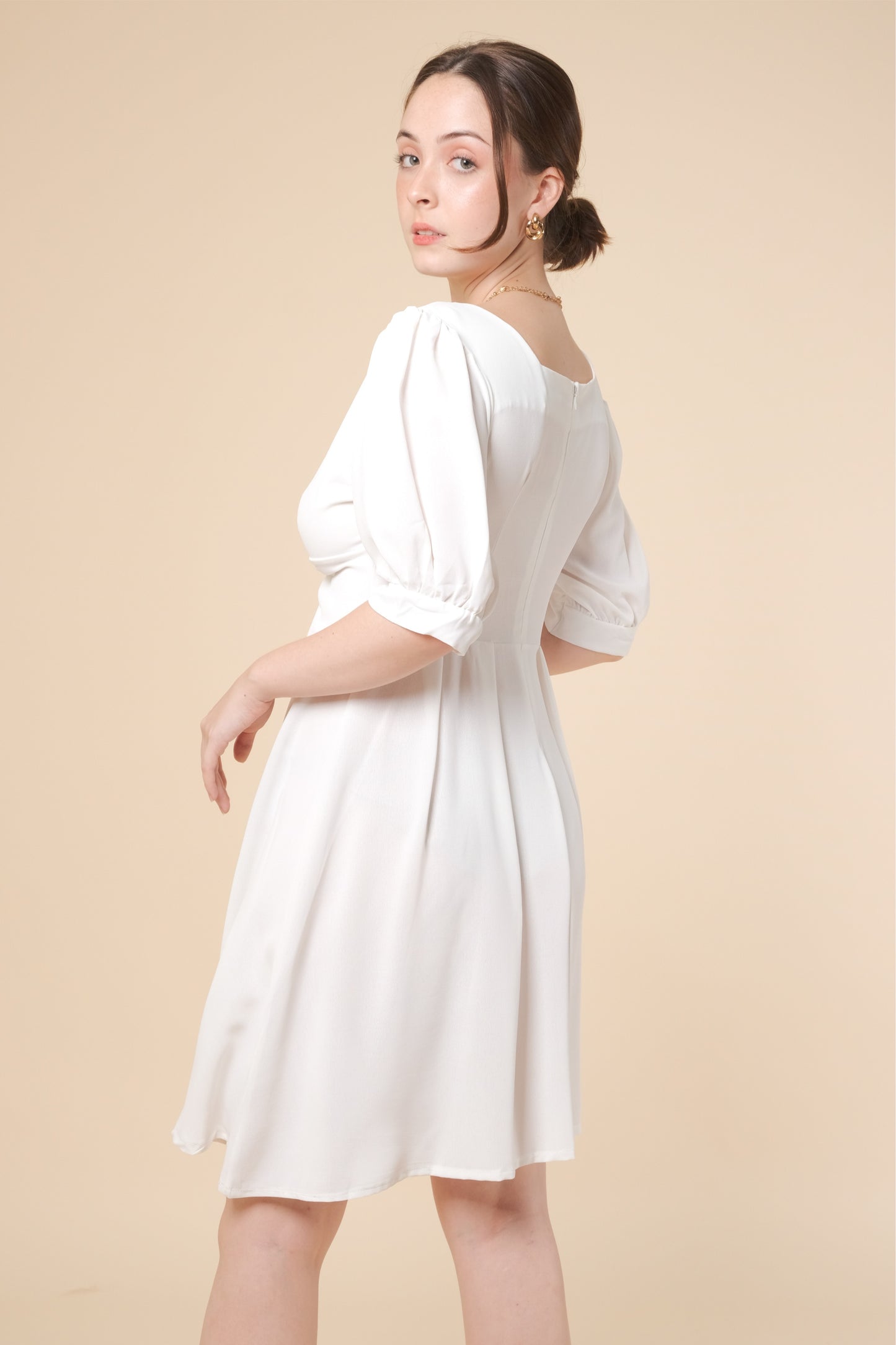 CHARLOTTE DRESS IN WHITE