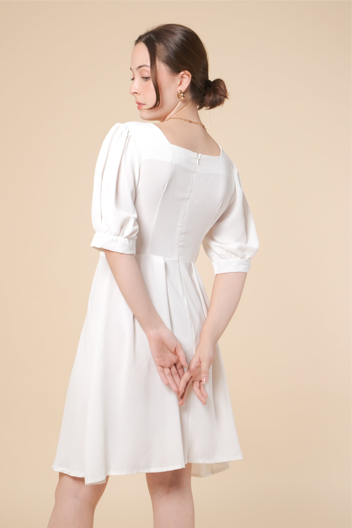 CHARLOTTE DRESS IN WHITE