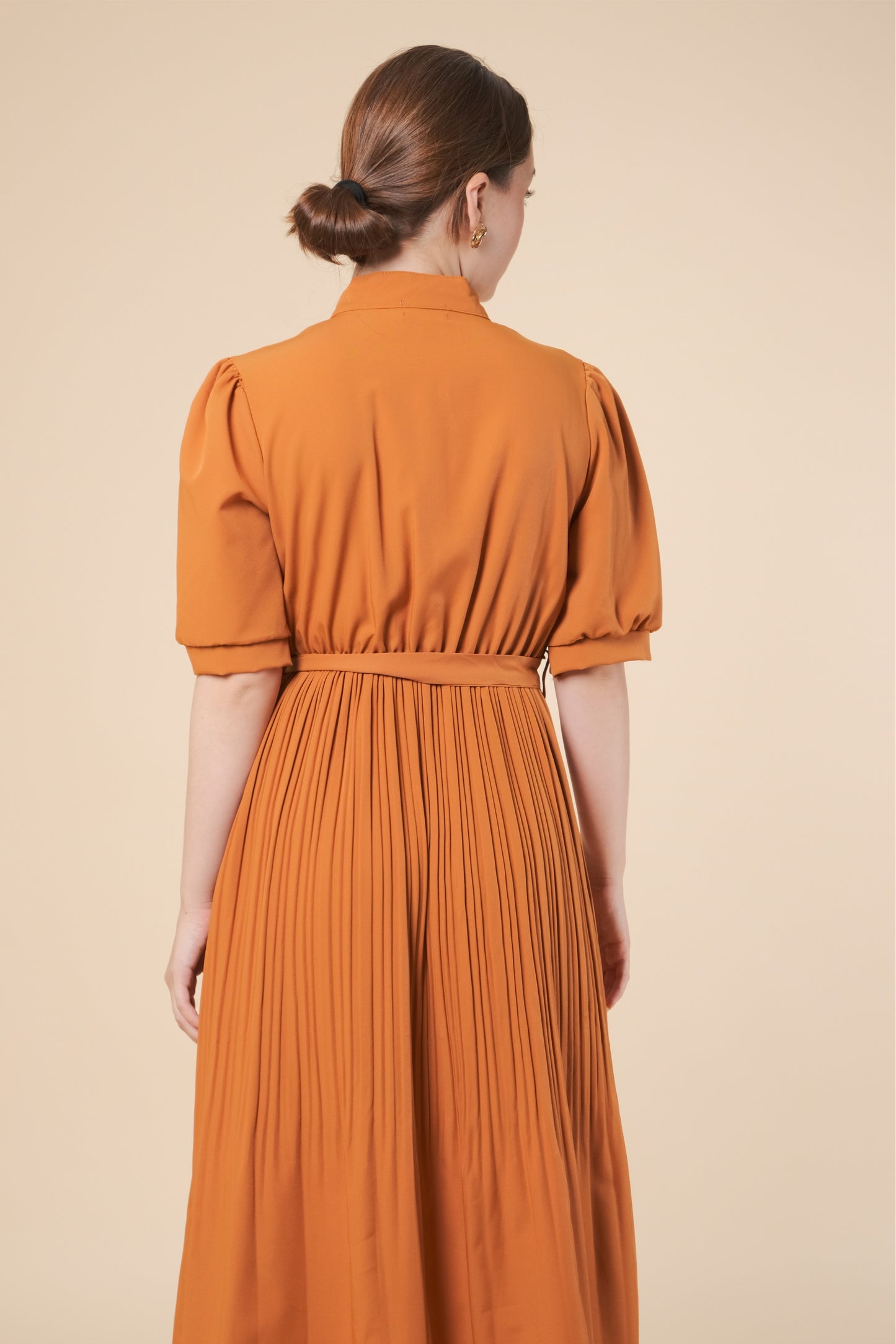 ARYA DRESS IN TANGERINE