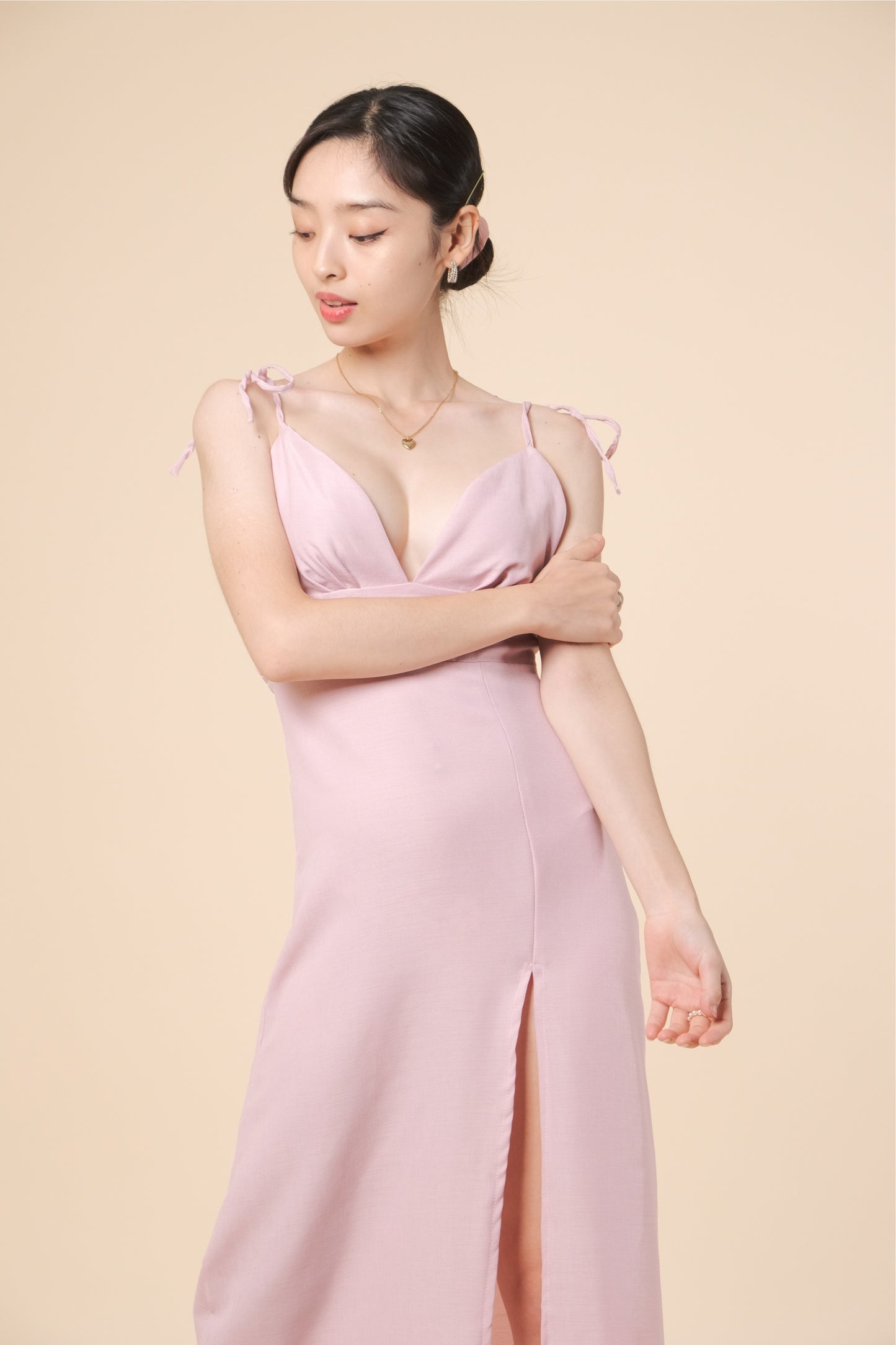 KENZIE DRESS IN LIGHT PINK