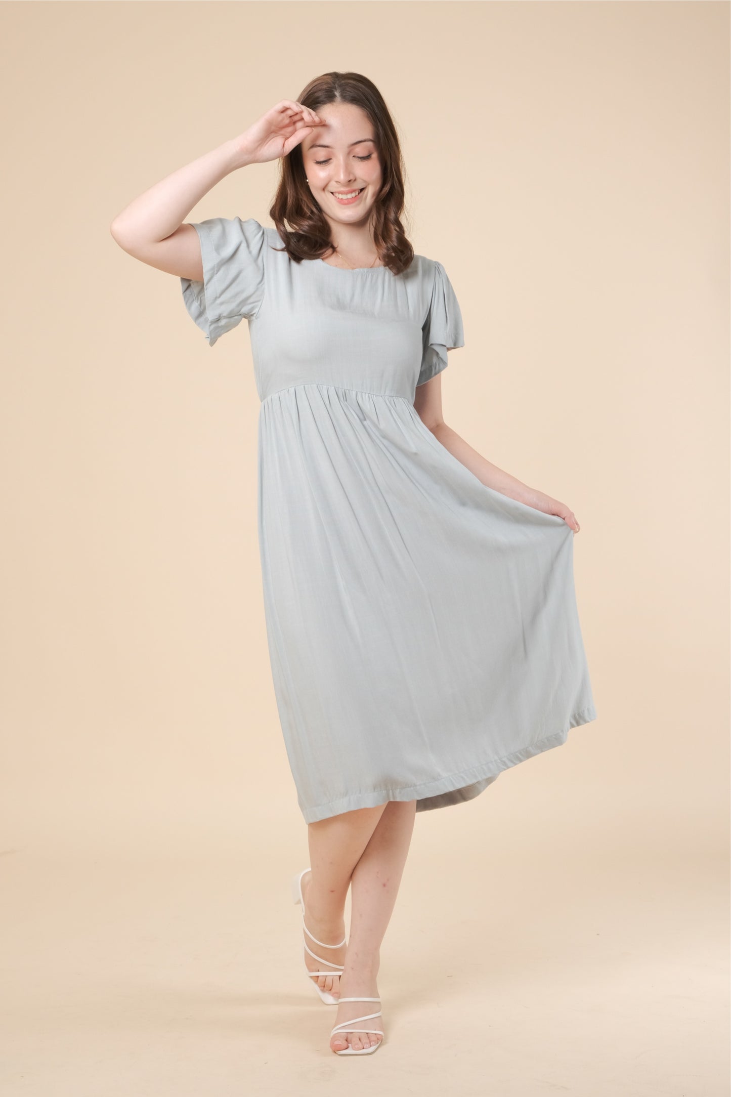 FINLEY DRESS IN TEAL