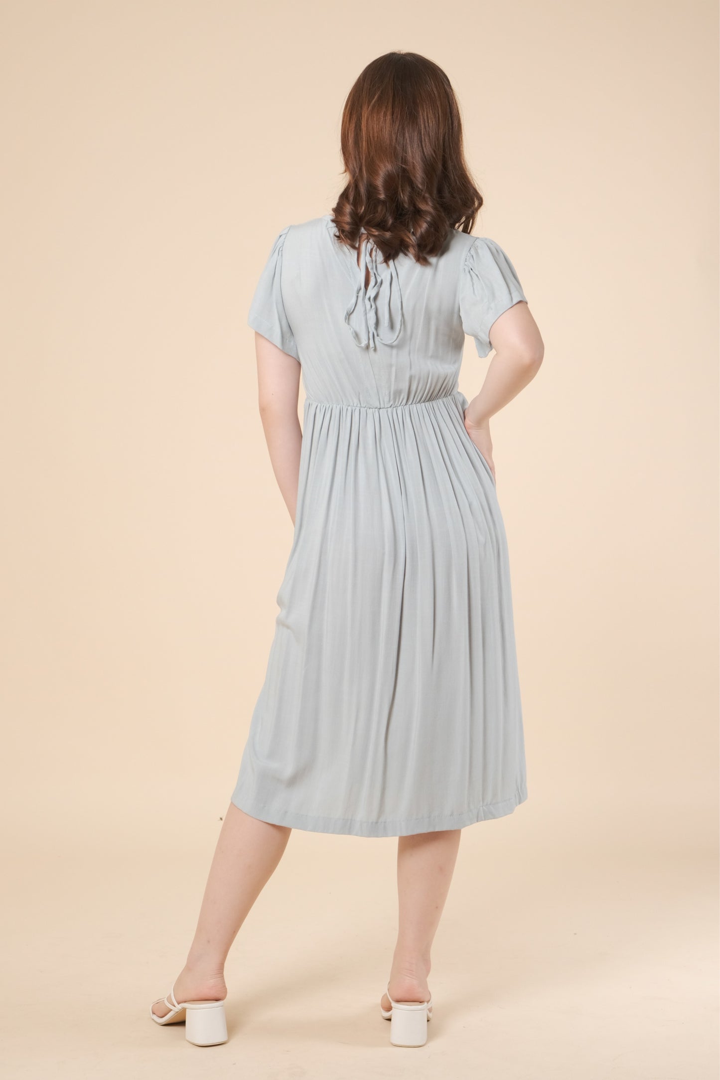 FINLEY DRESS IN TEAL