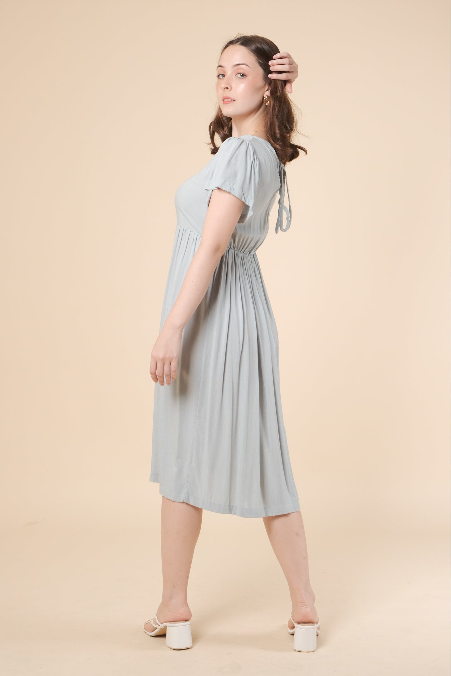FINLEY DRESS IN TEAL
