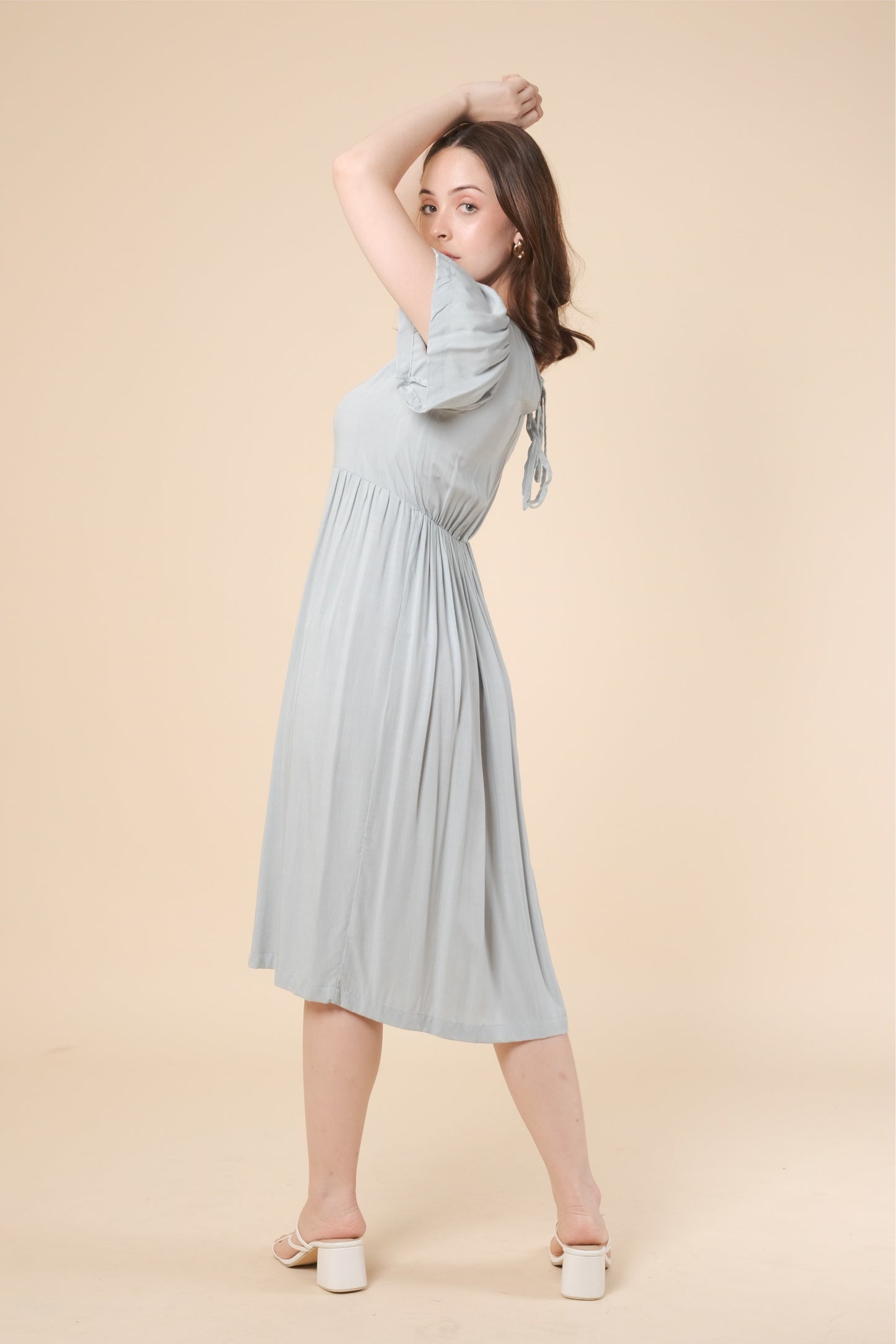 FINLEY DRESS IN TEAL