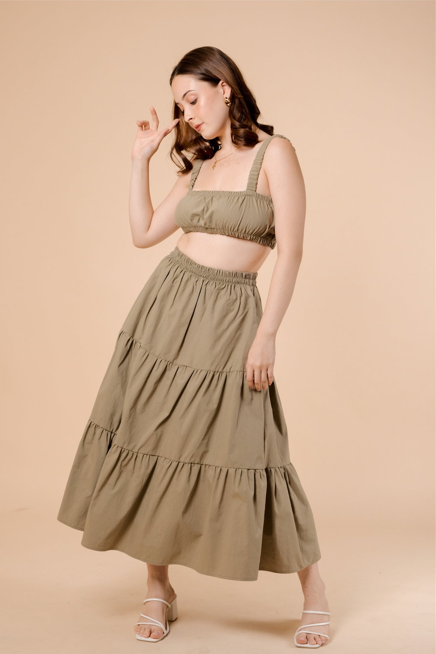 JOHANNA SET IN OLIVE