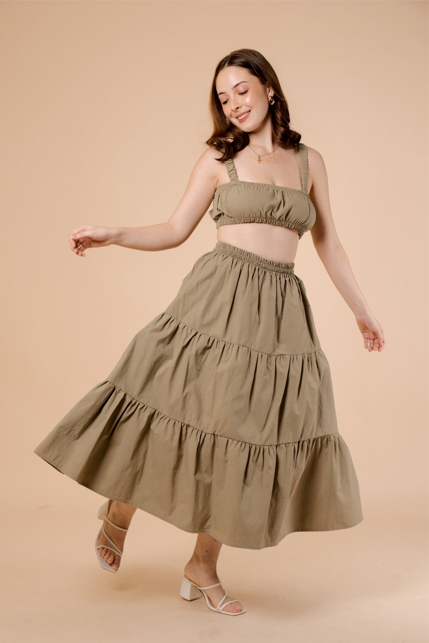 JOHANNA SET IN OLIVE
