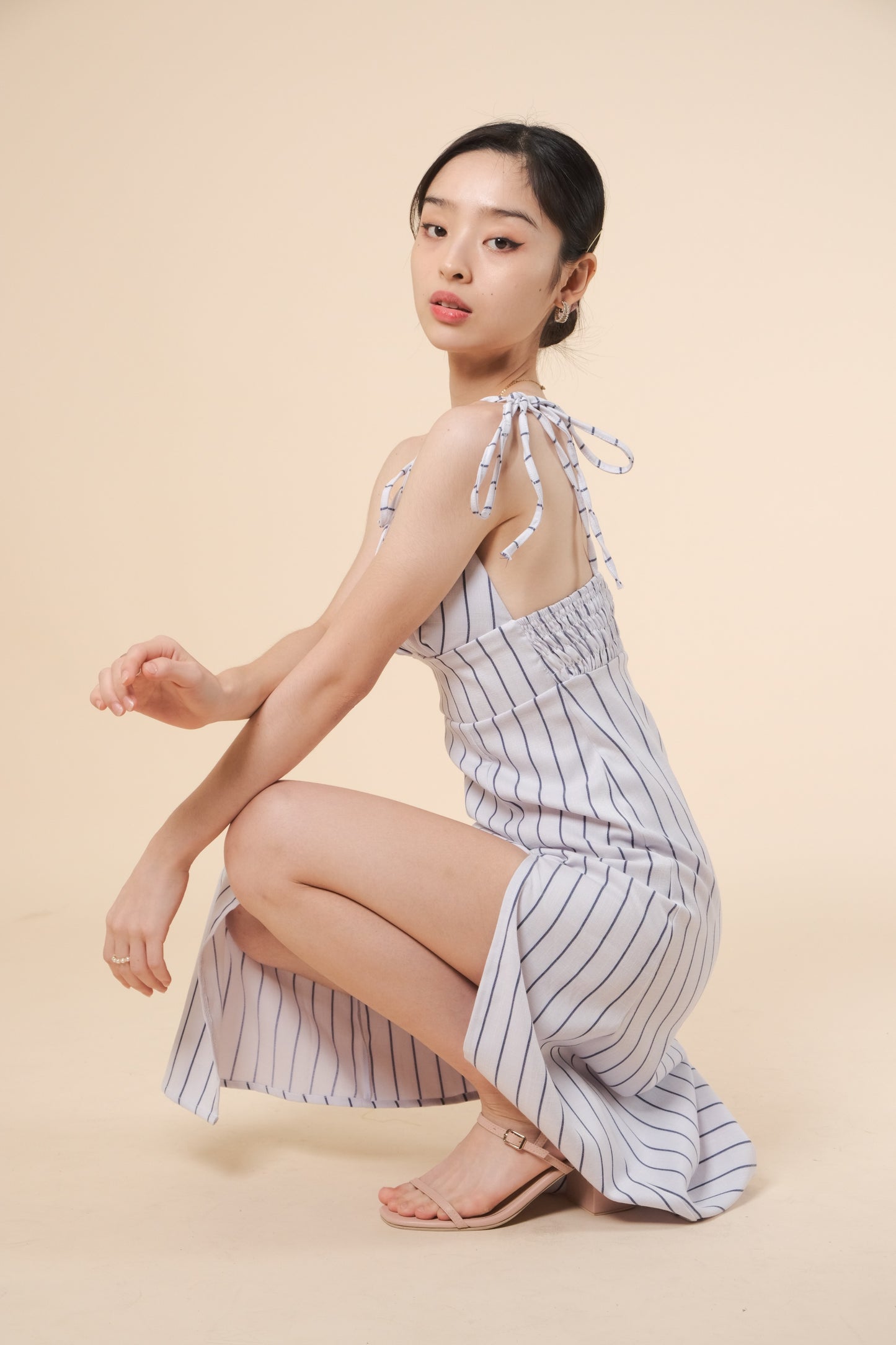 KENZIE DRESS IN STRIPES