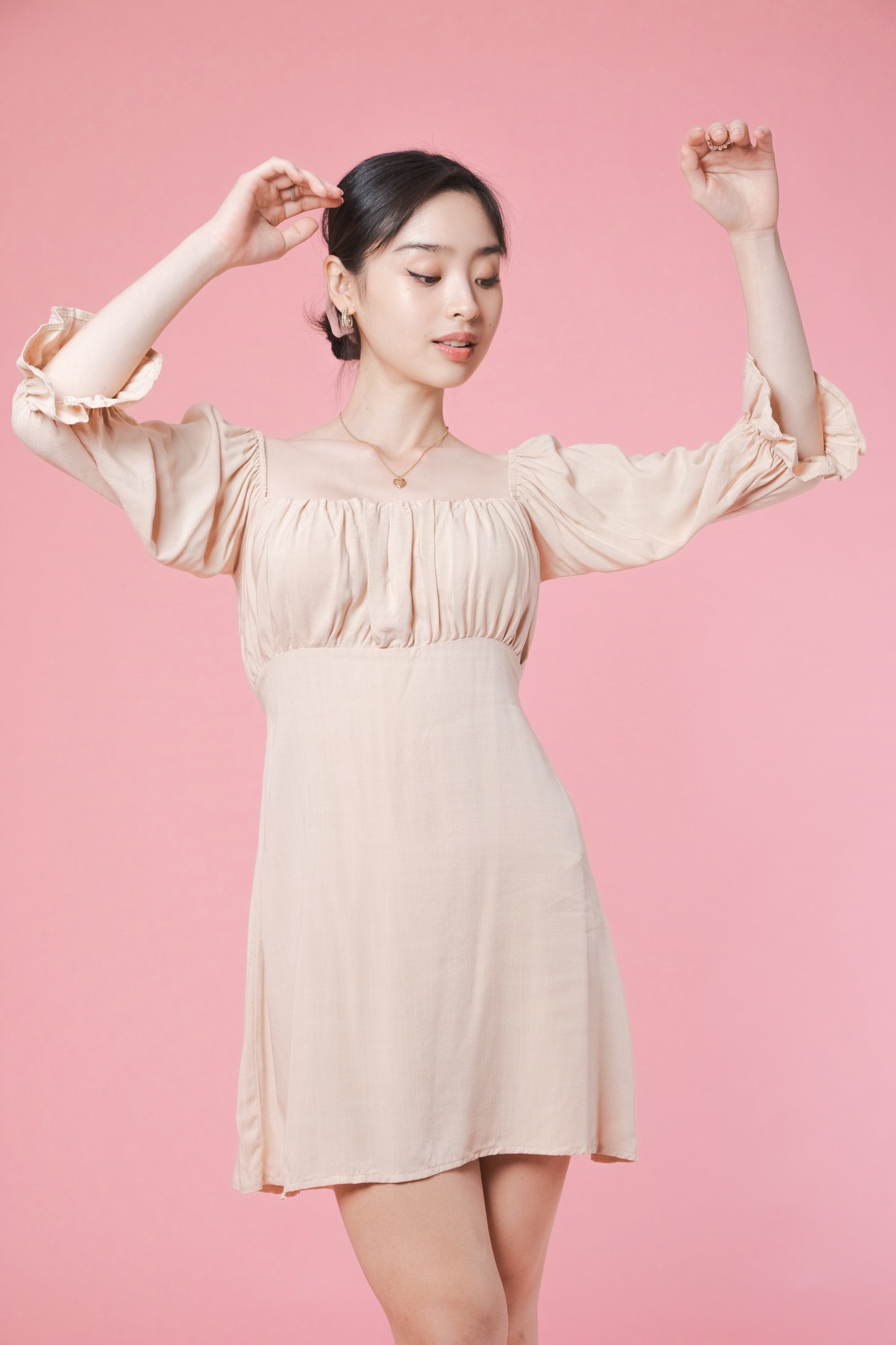 SAVANNAH DRESS IN CREAM