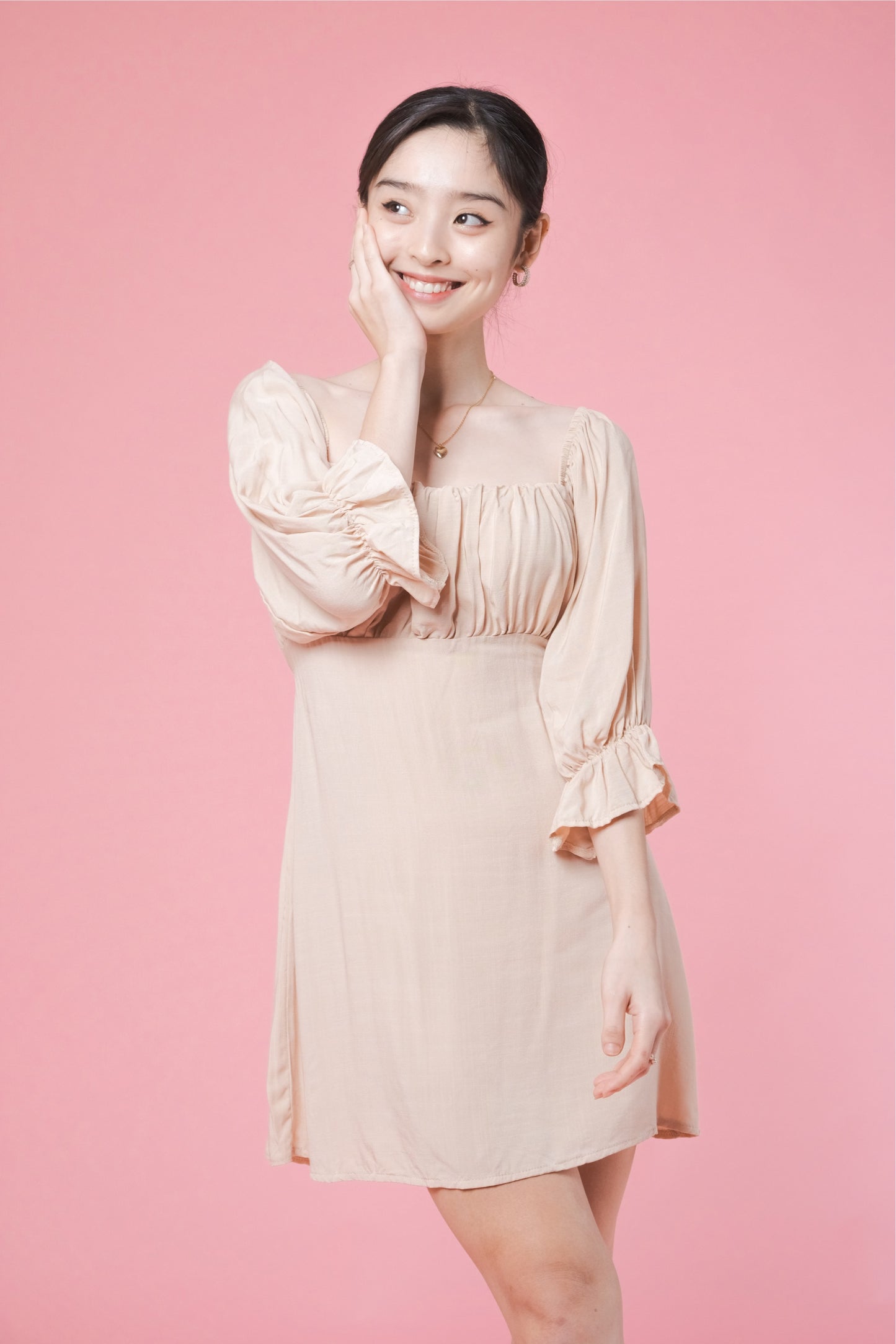 SAVANNAH DRESS IN CREAM