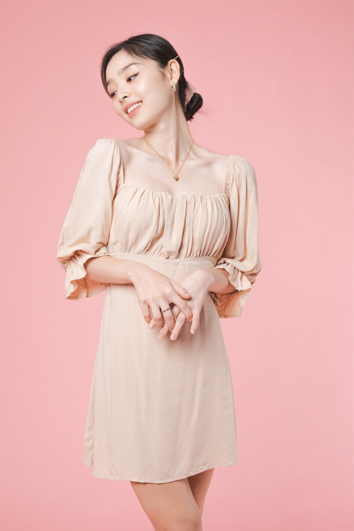 SAVANNAH DRESS IN CREAM