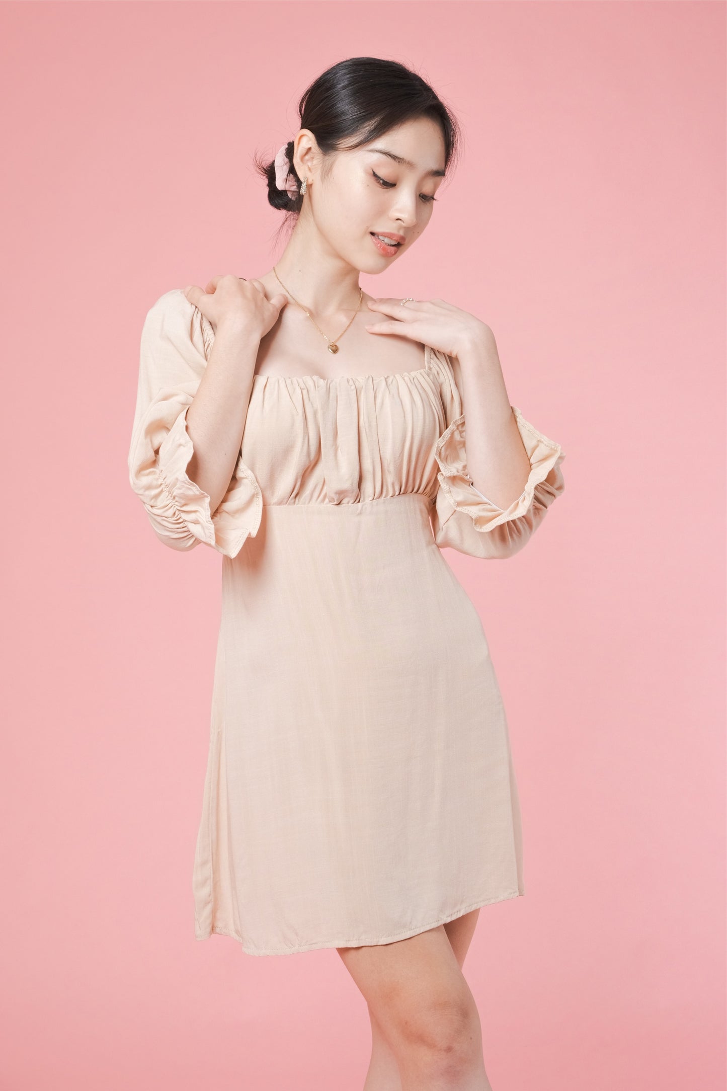 SAVANNAH DRESS IN CREAM