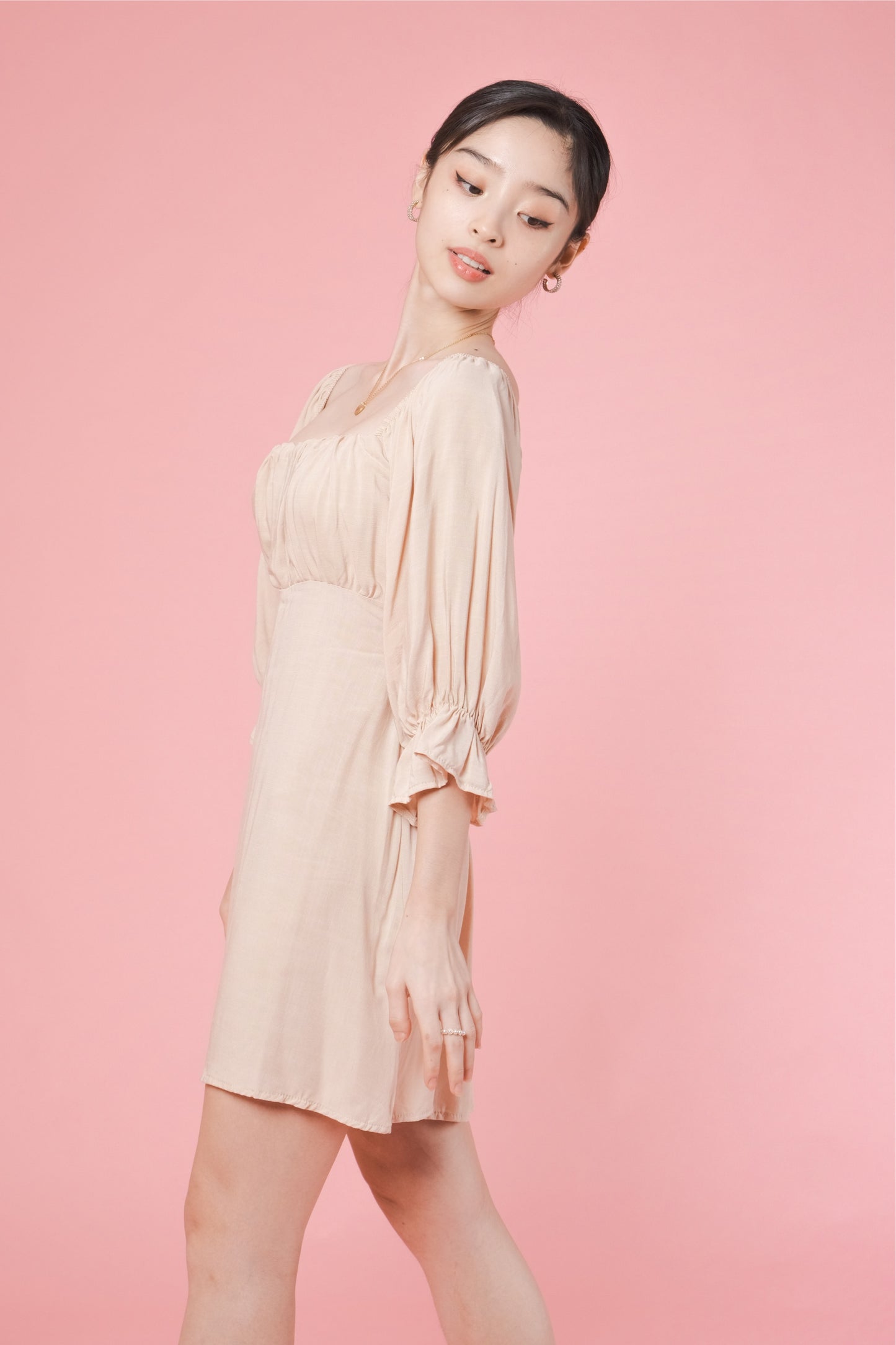 SAVANNAH DRESS IN CREAM