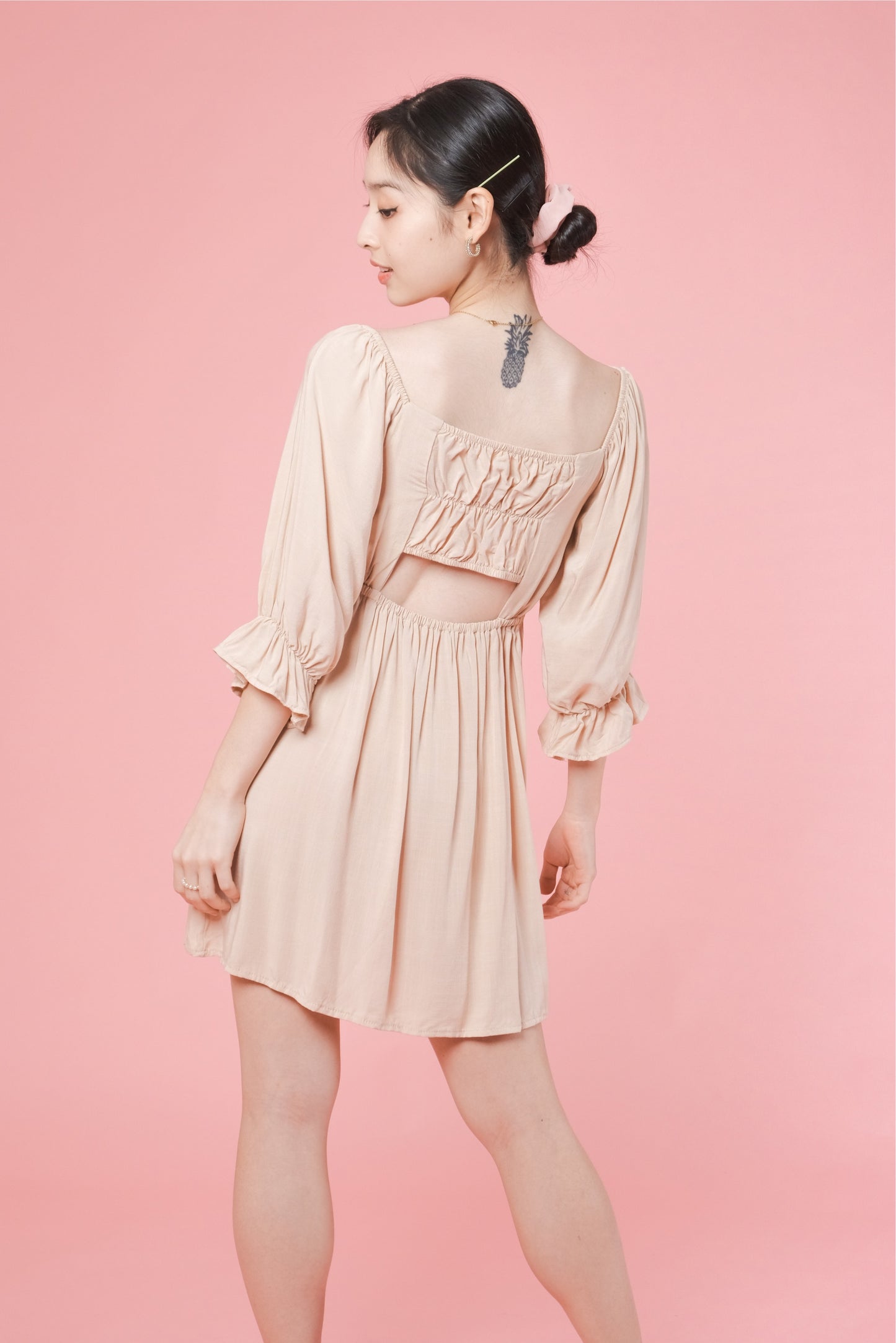 SAVANNAH DRESS IN CREAM