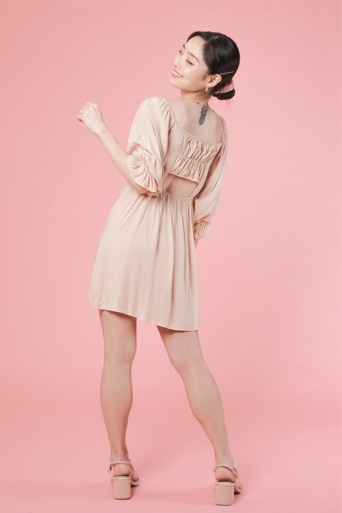 SAVANNAH DRESS IN CREAM