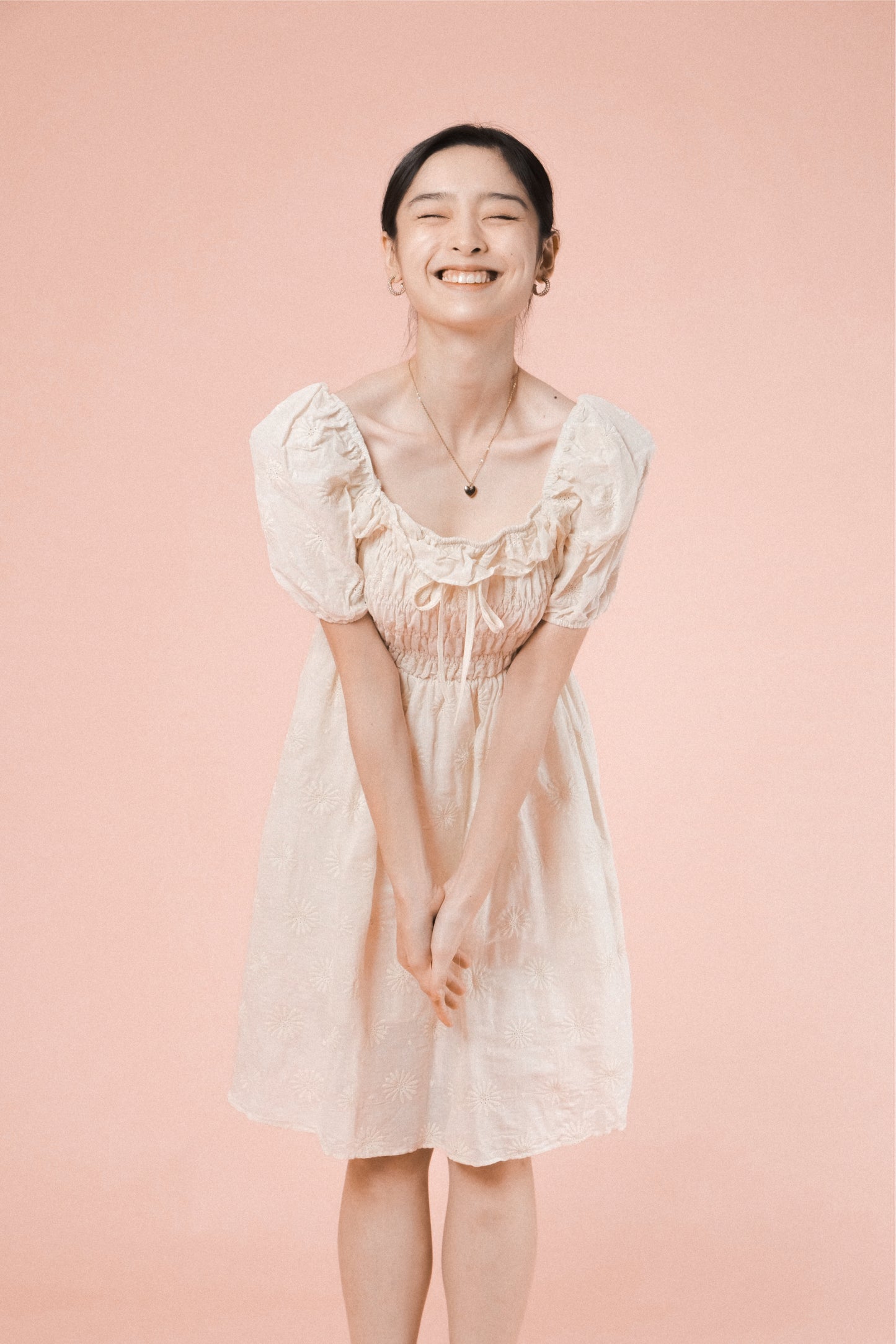 PAISLEY DRESS IN CREAM