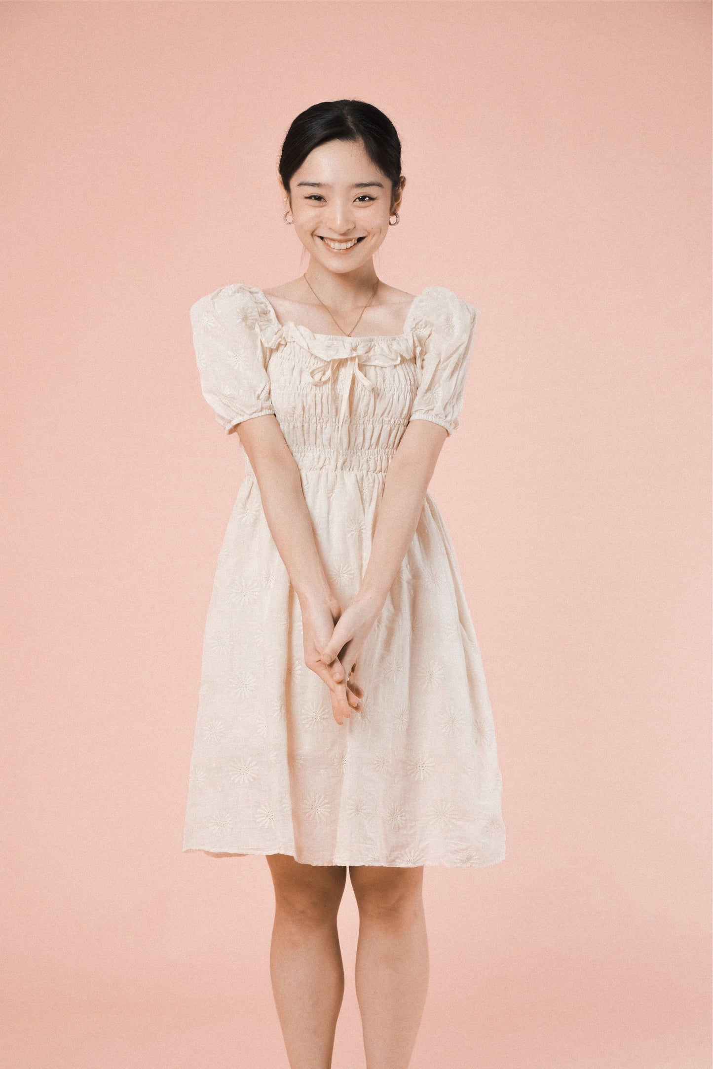 PAISLEY DRESS IN CREAM