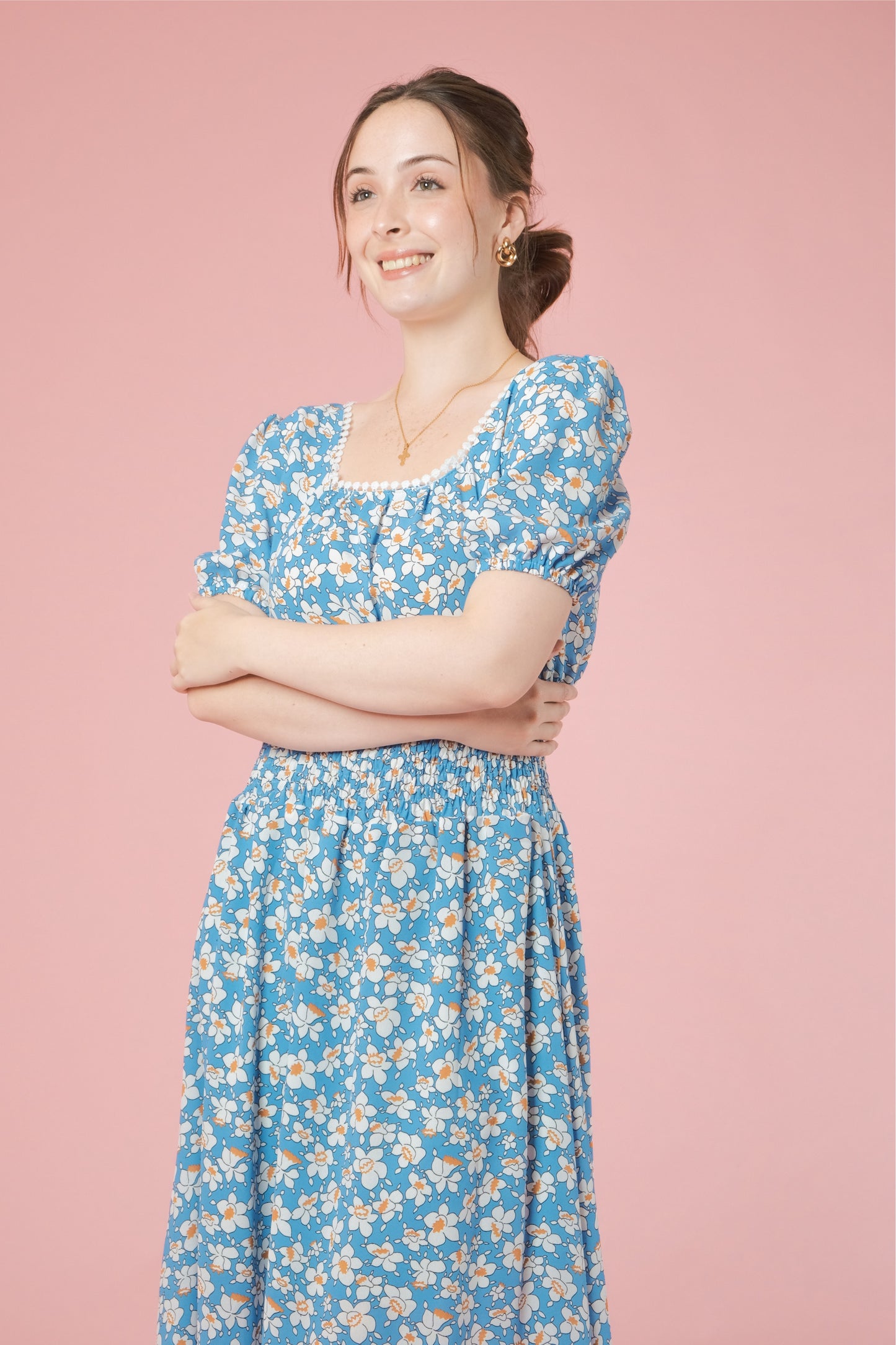 PHOEBE DRESS IN BLUE