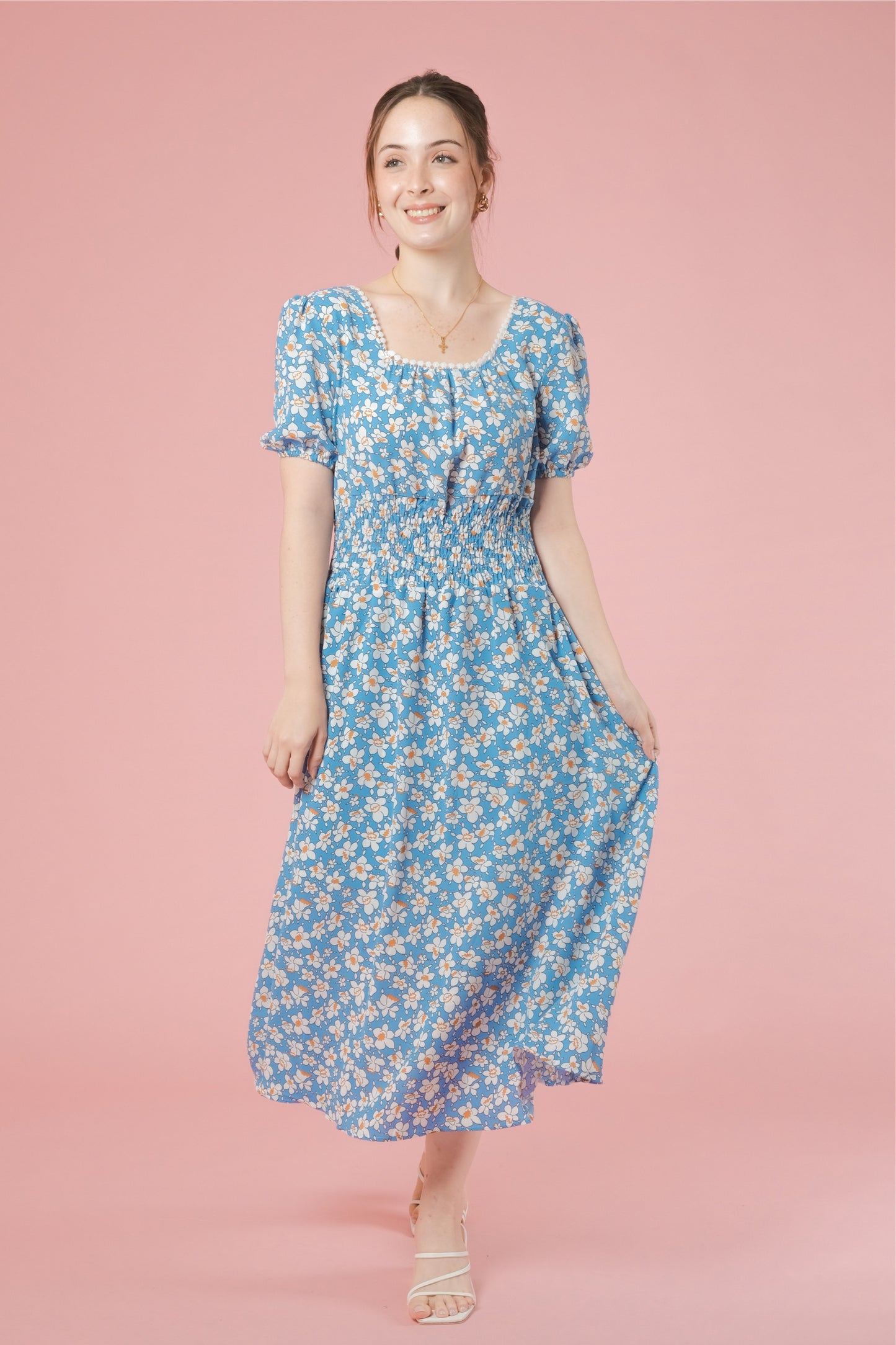 PHOEBE DRESS IN BLUE