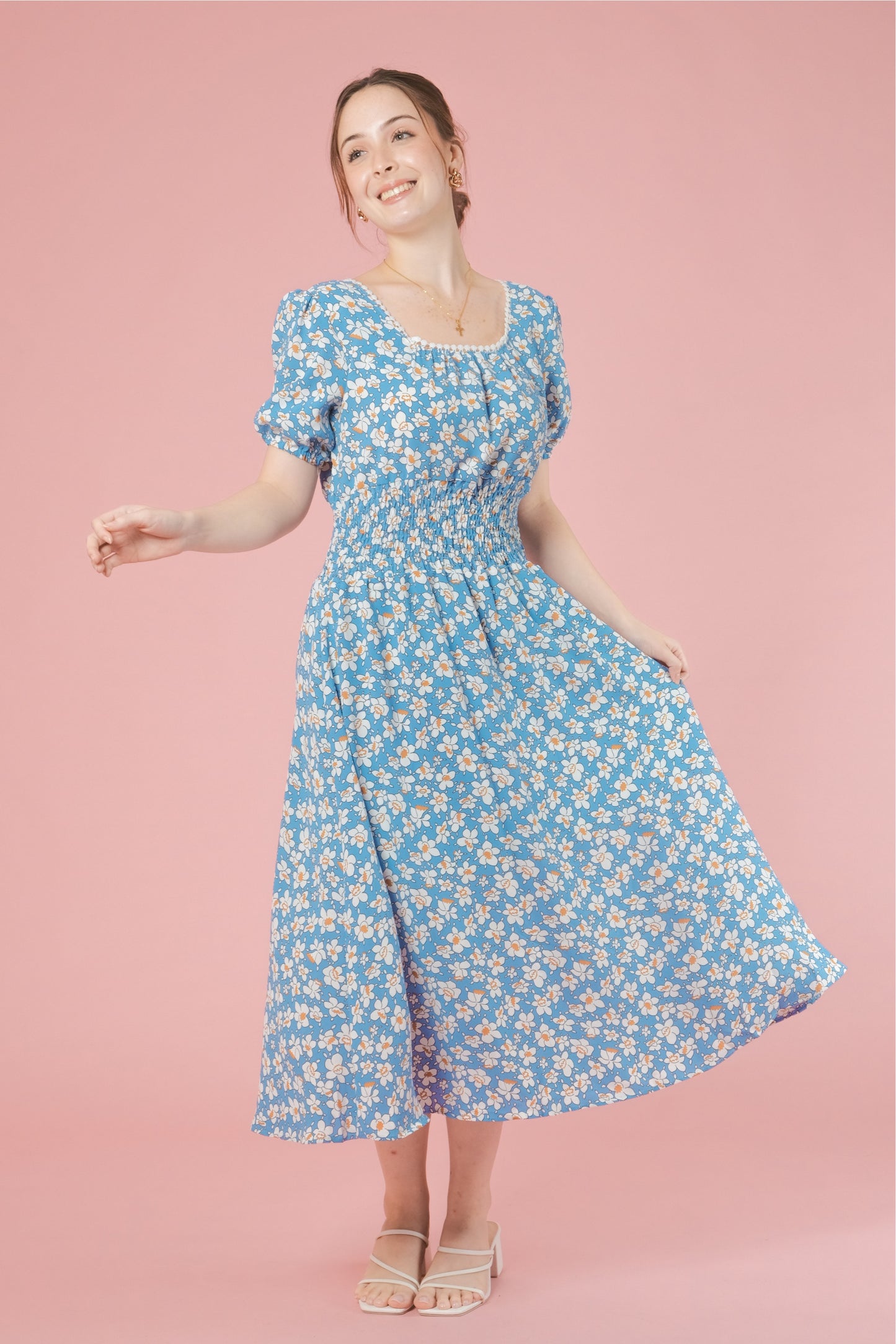 PHOEBE DRESS IN BLUE