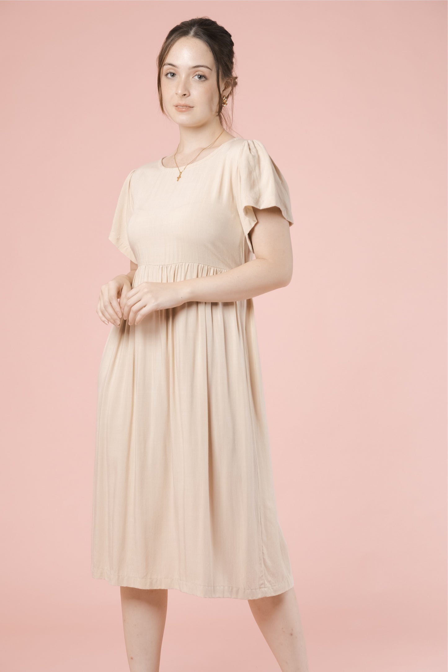 FINLEY DRESS IN CREAM