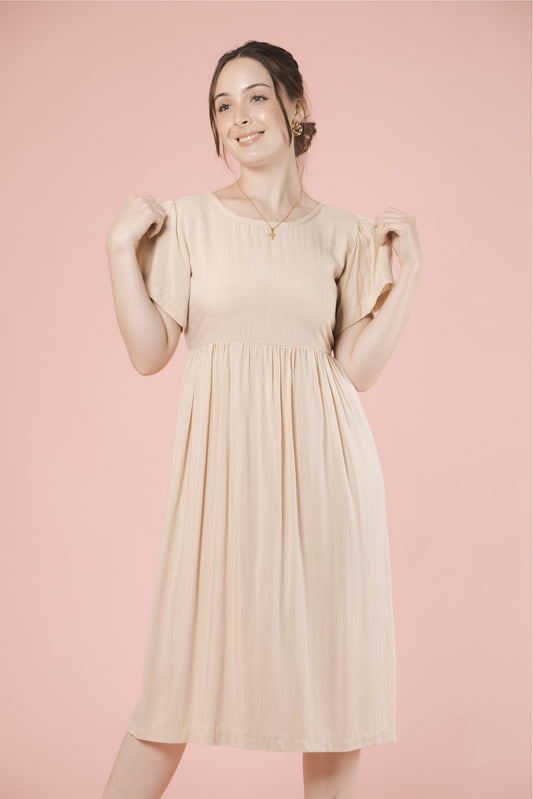FINLEY DRESS IN CREAM