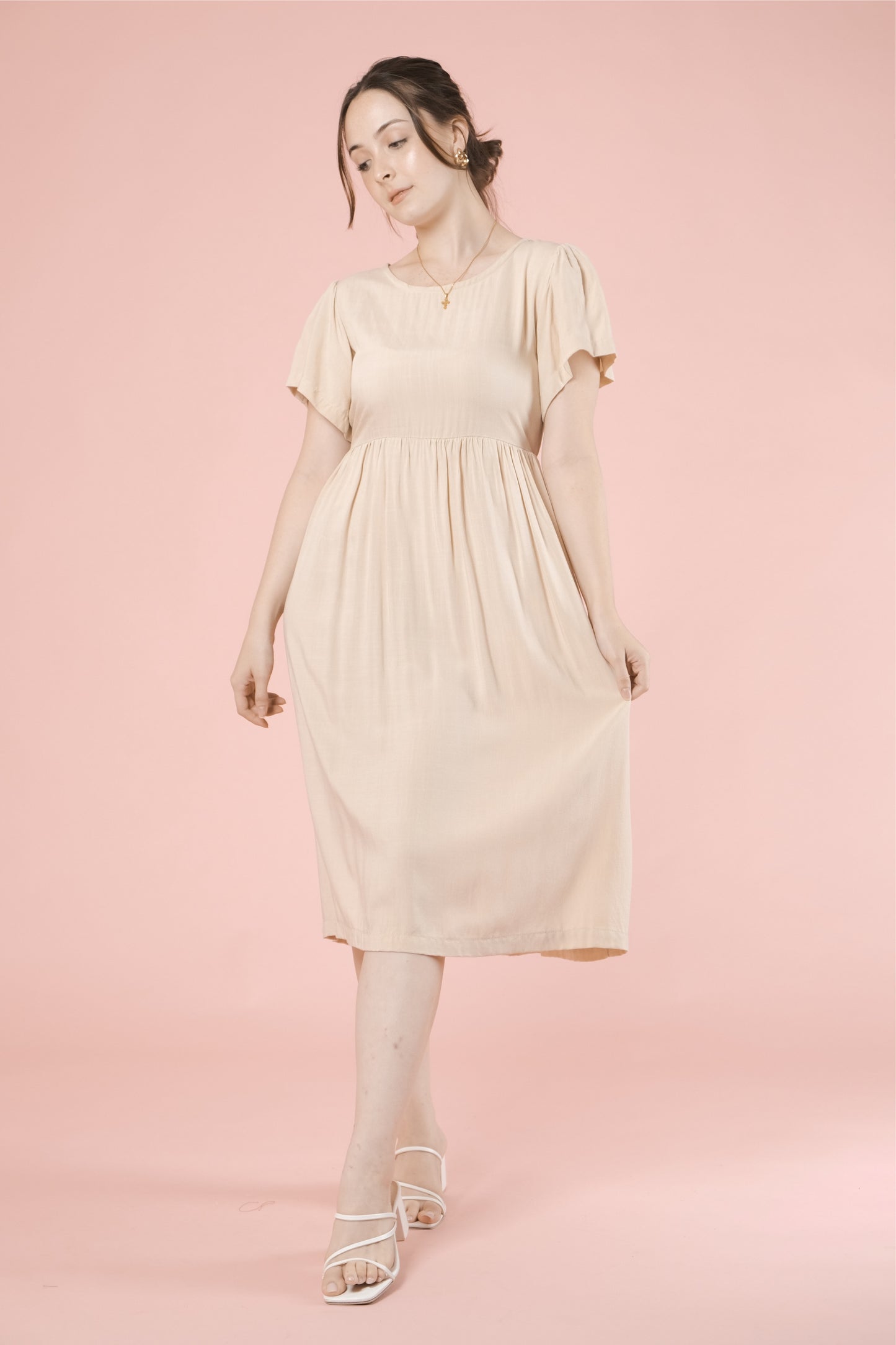 FINLEY DRESS IN CREAM