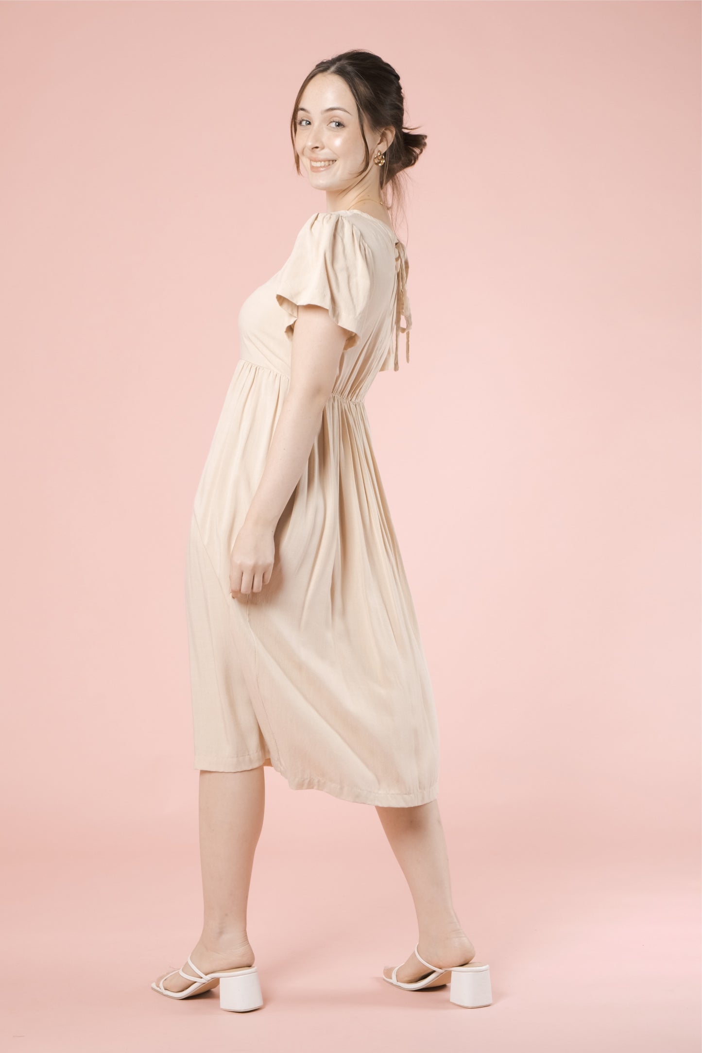FINLEY DRESS IN CREAM