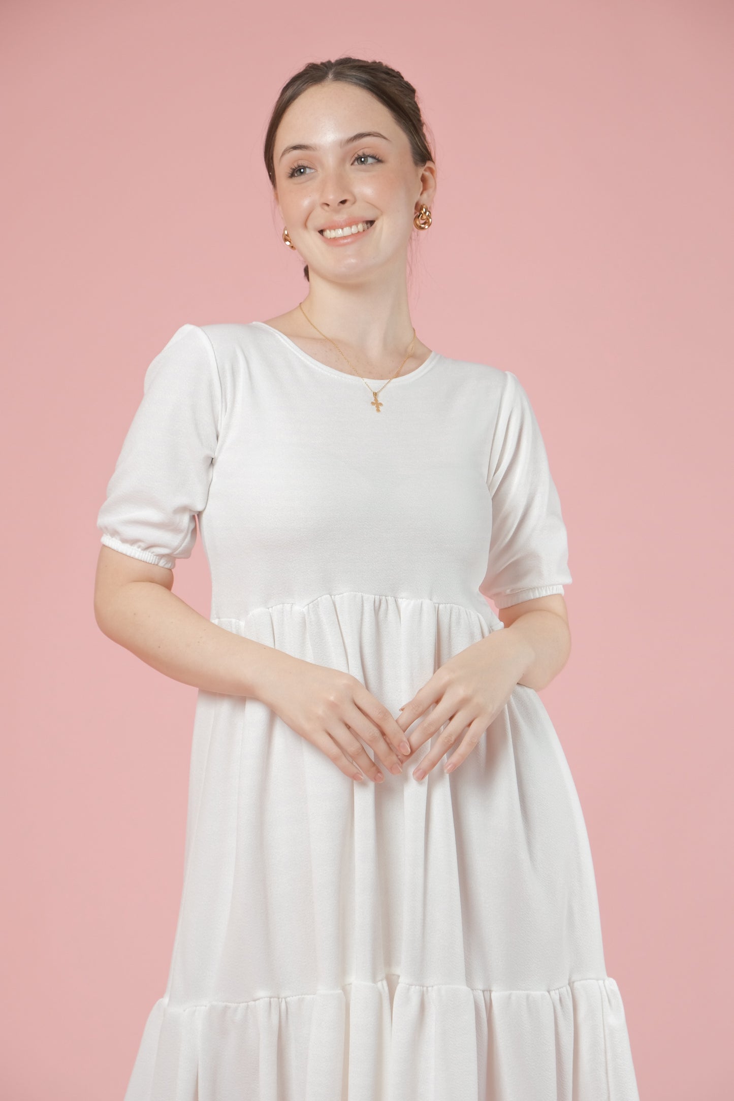 ADELINE DRESS IN WHITE
