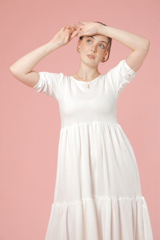 ADELINE DRESS IN WHITE