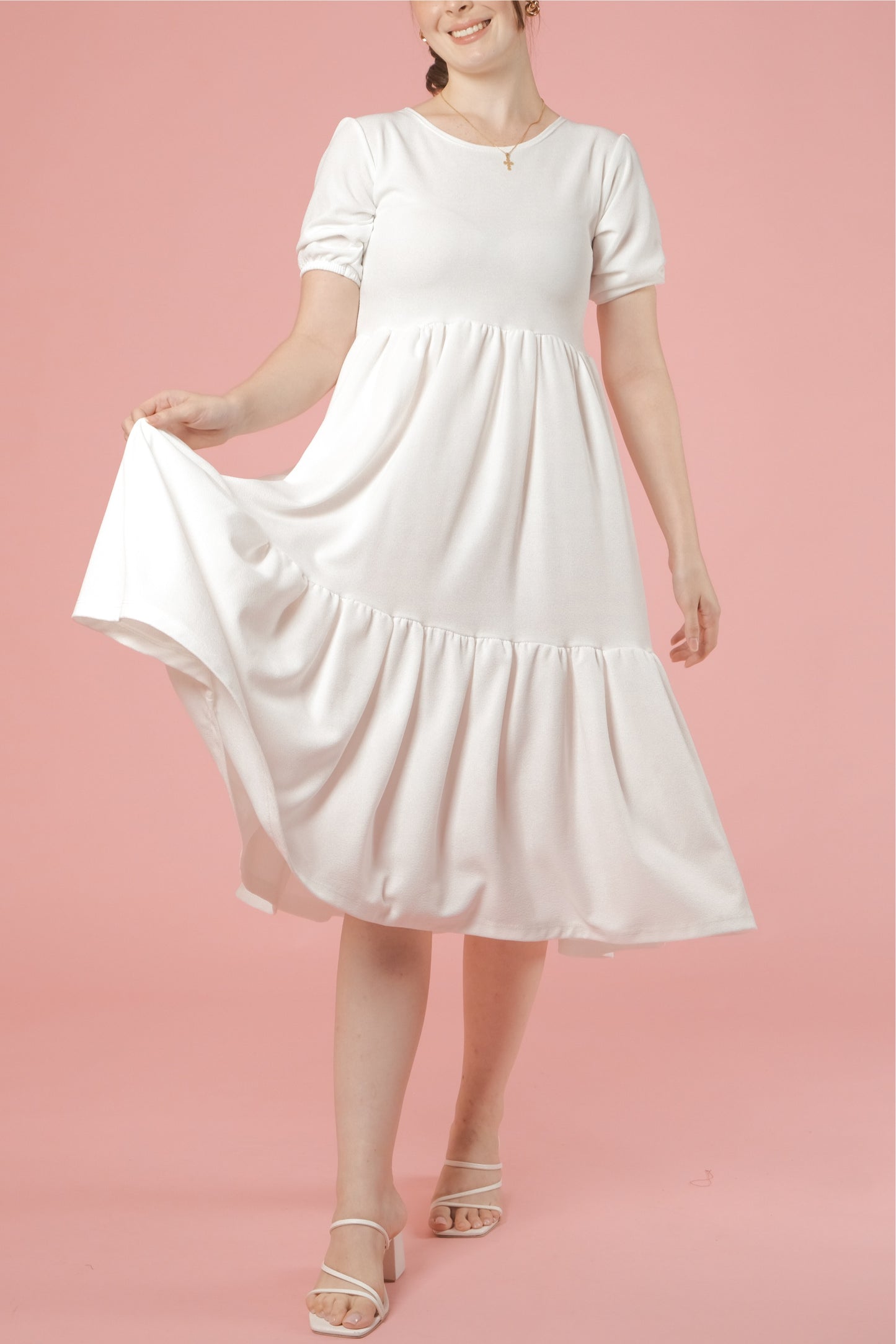 ADELINE DRESS IN WHITE