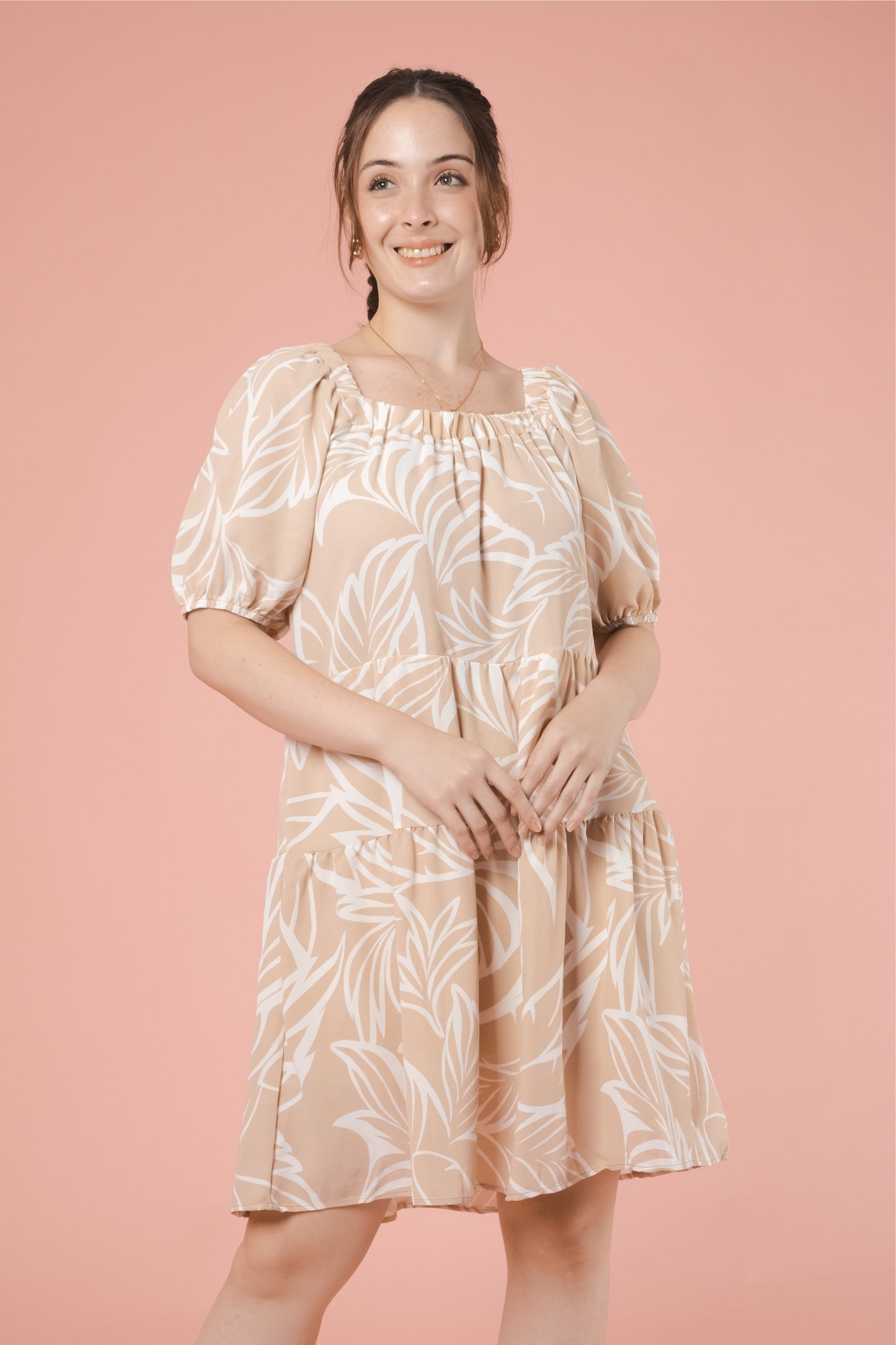 ELLISON DRESS IN BEIGE