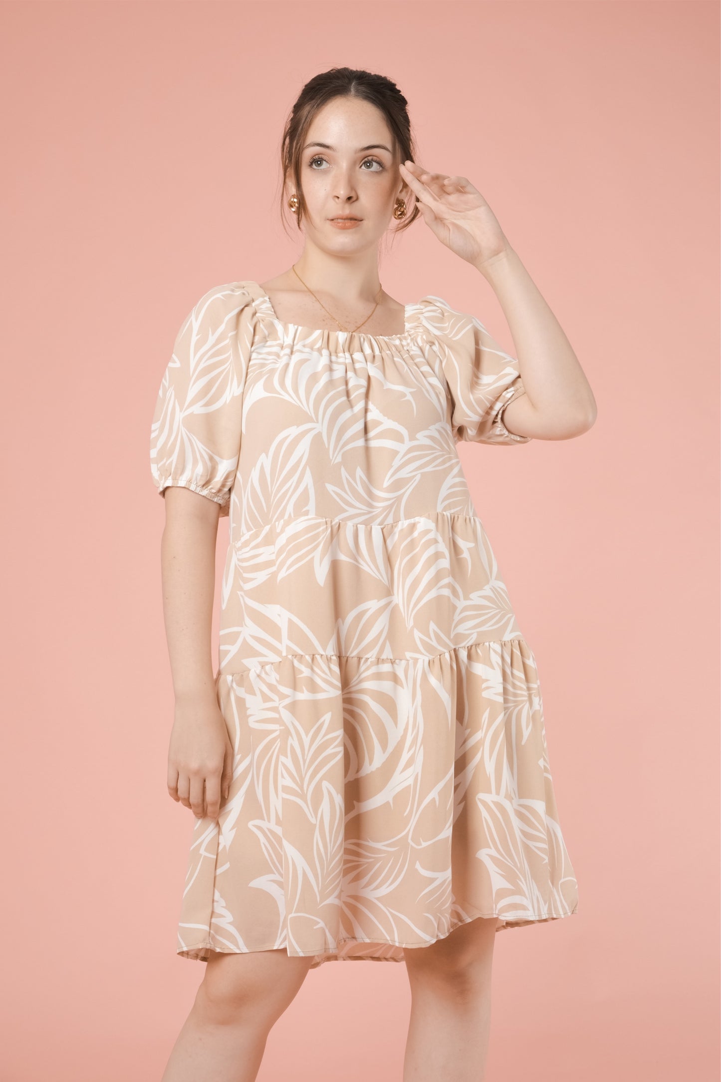 ELLISON DRESS IN BEIGE