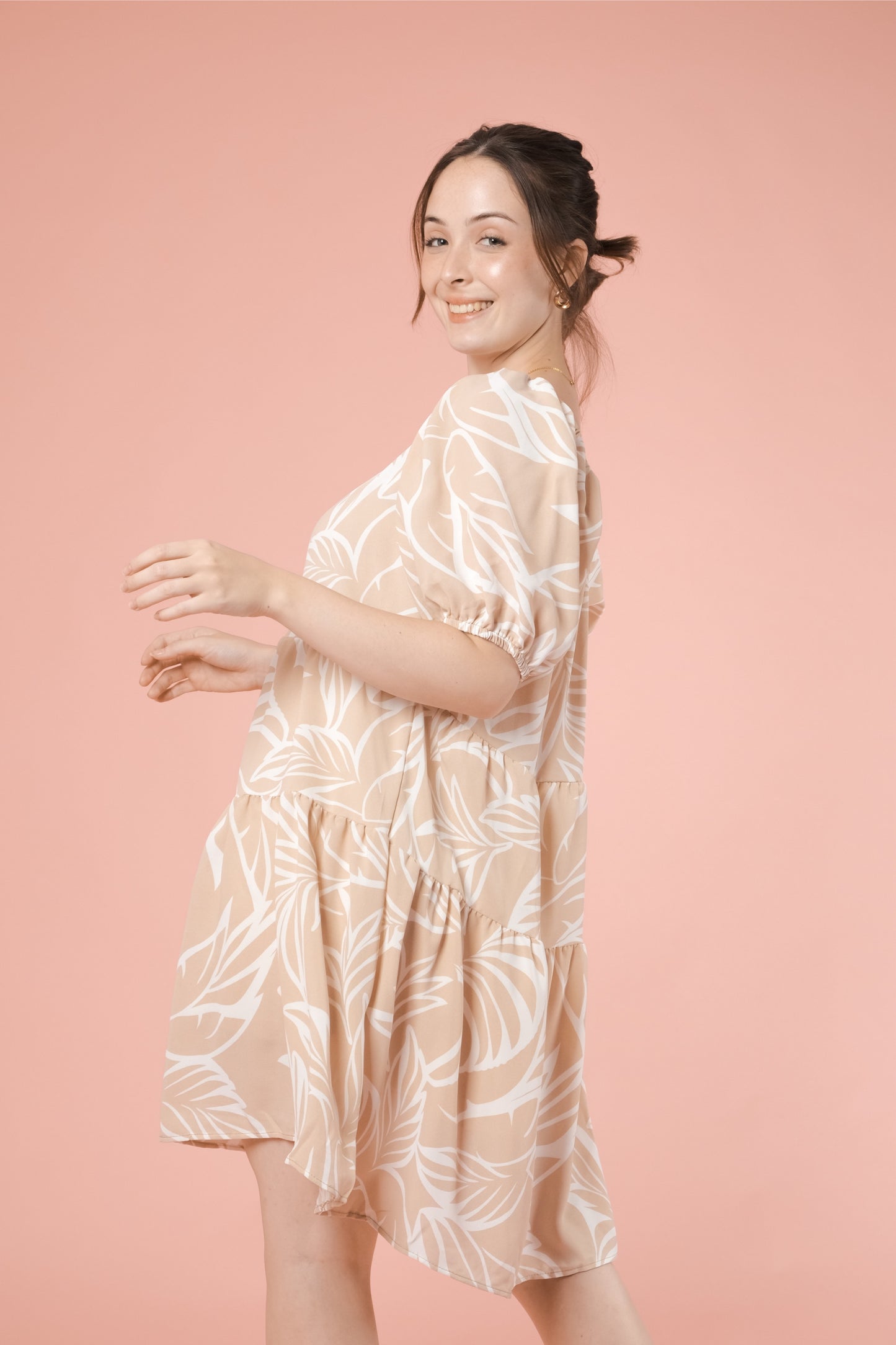 ELLISON DRESS IN BEIGE