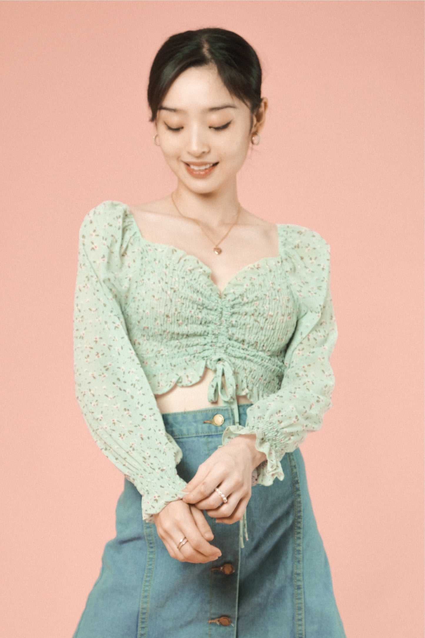 NATALIE TOP IN TEAL