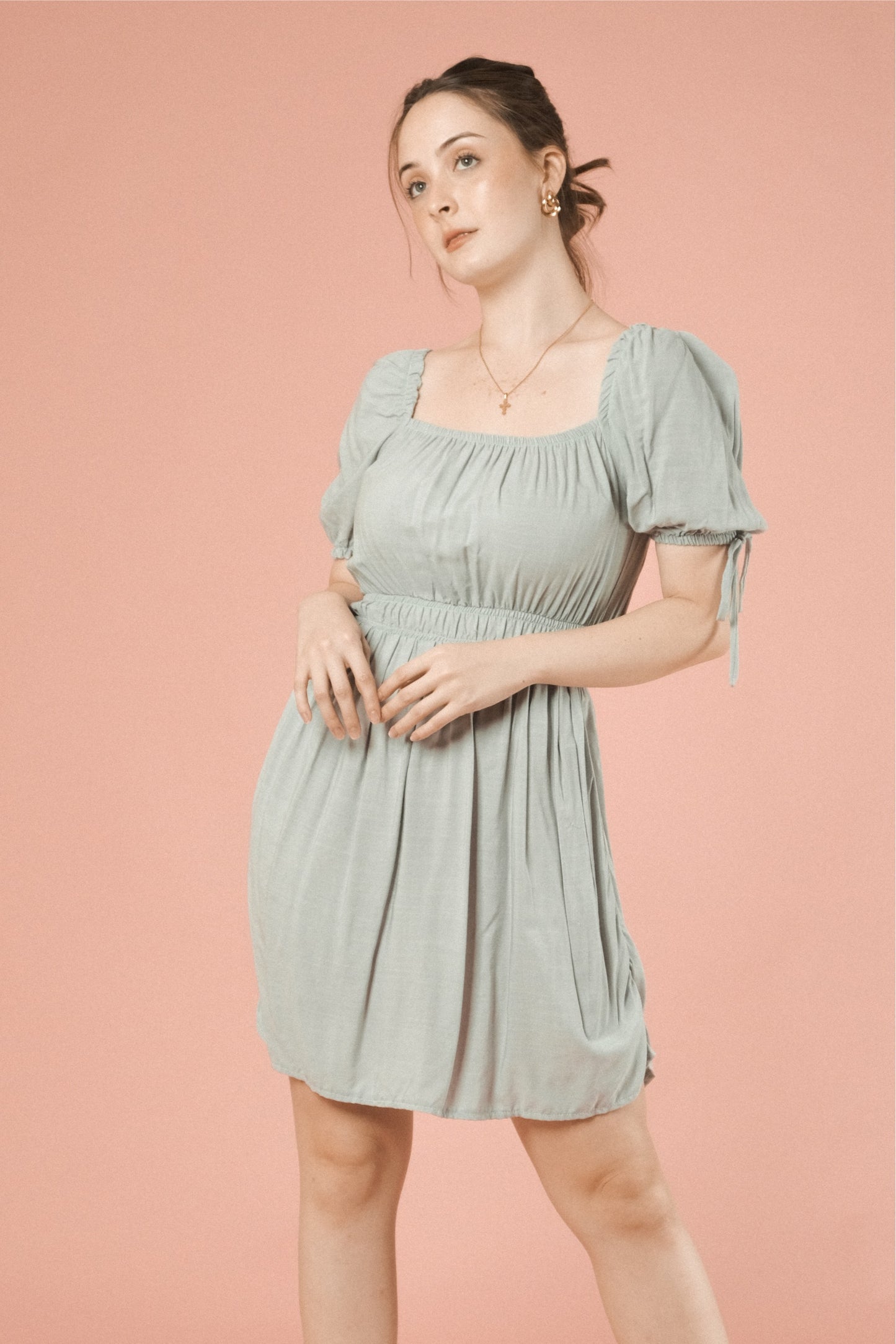 ISABELA DRESS IN TEAL