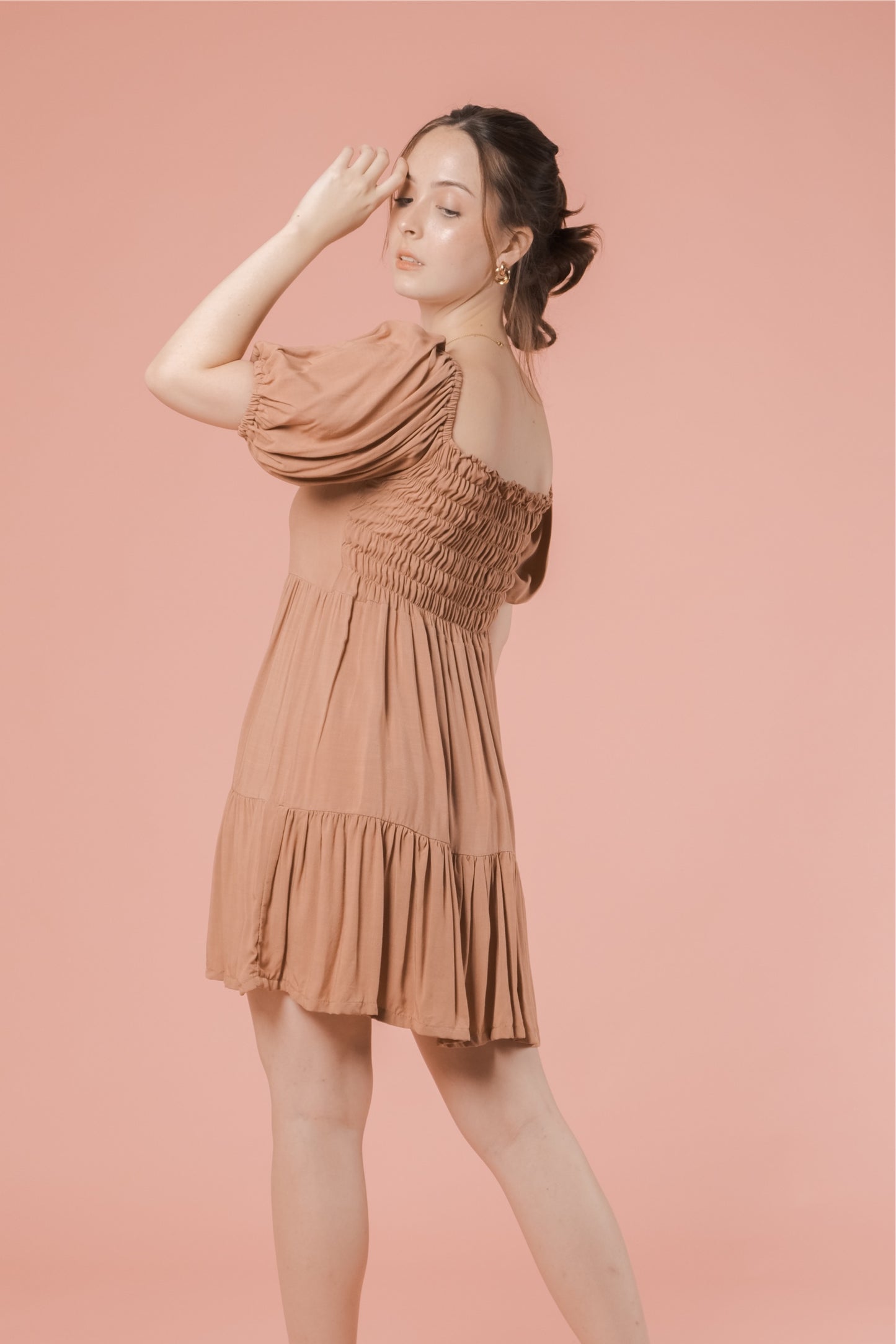 VALENTINA DRESS IN MOCHA