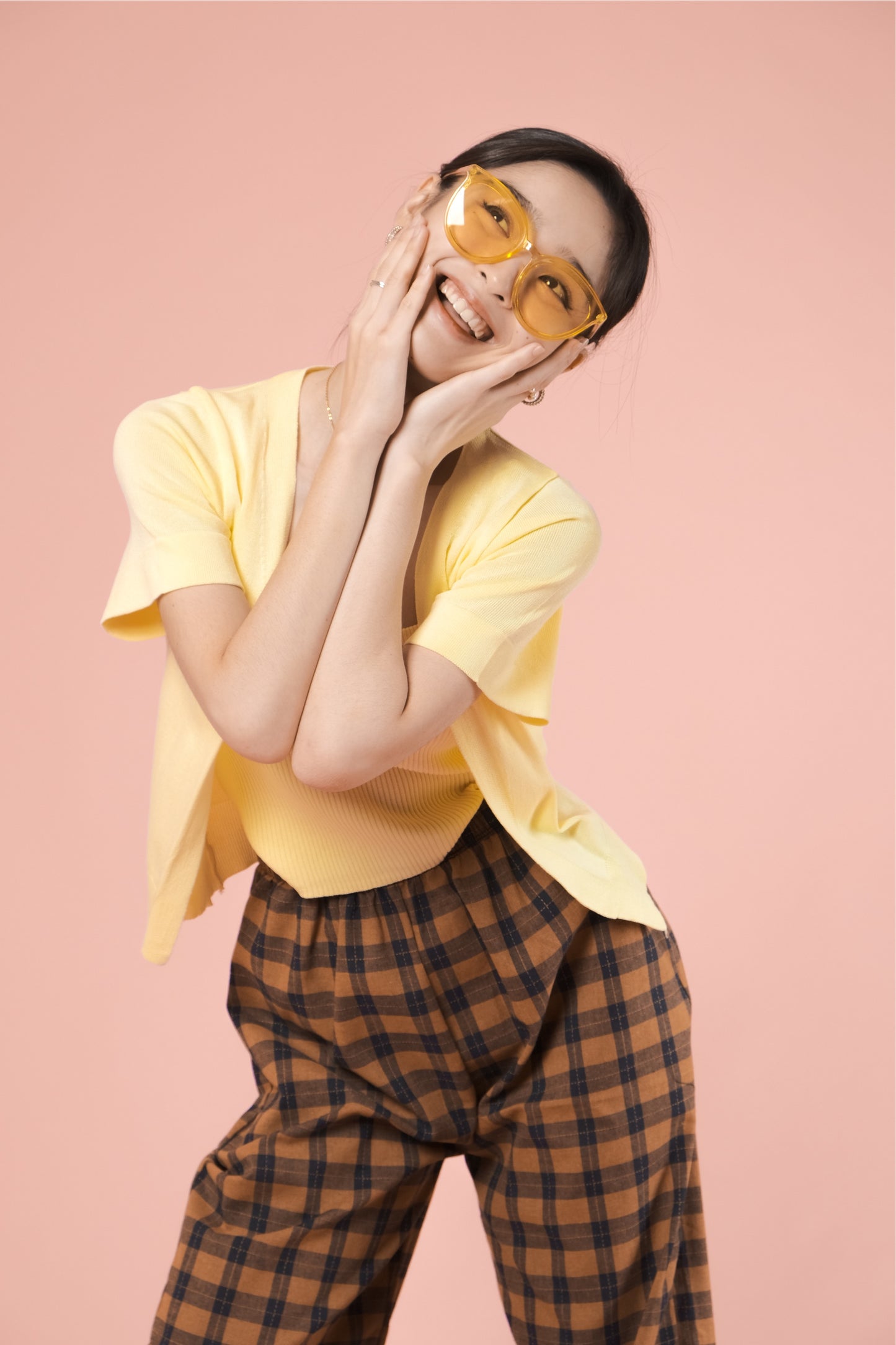 JOLIE CAMI & CARDI SET IN LIGHT YELLOW