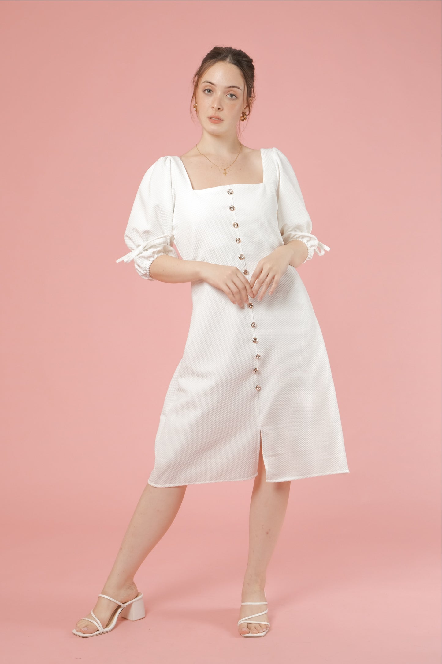 IVY DRESS IN WHITE