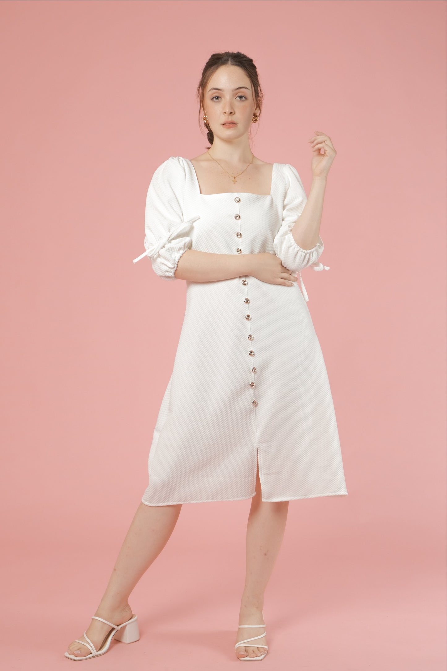 IVY DRESS IN WHITE