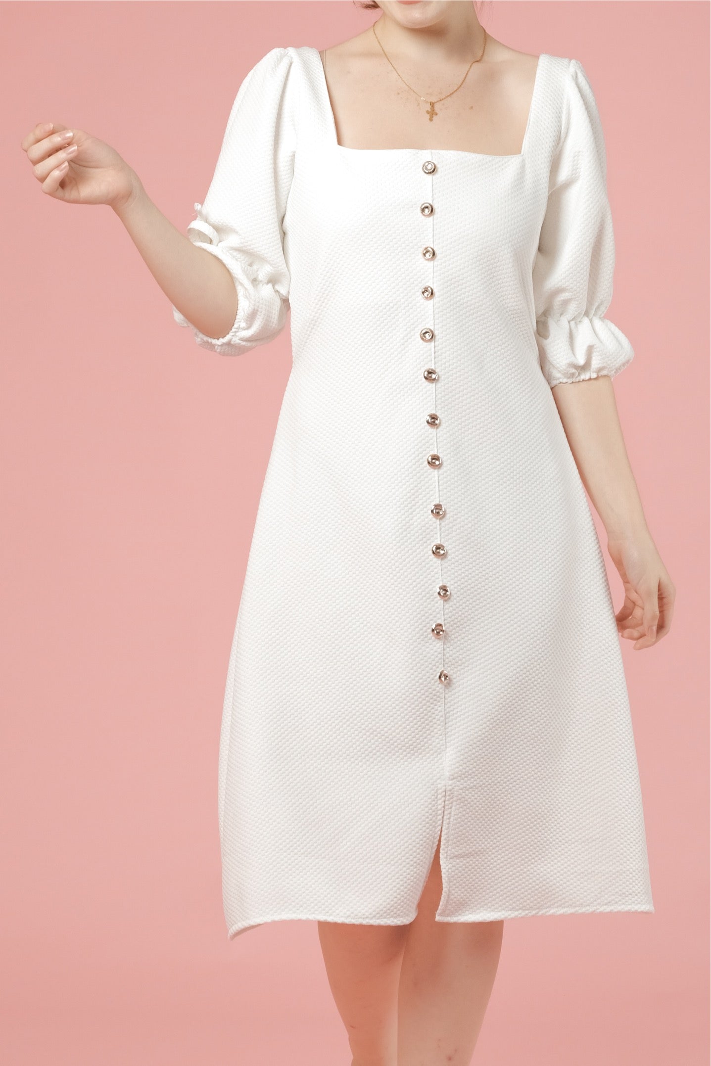 IVY DRESS IN WHITE