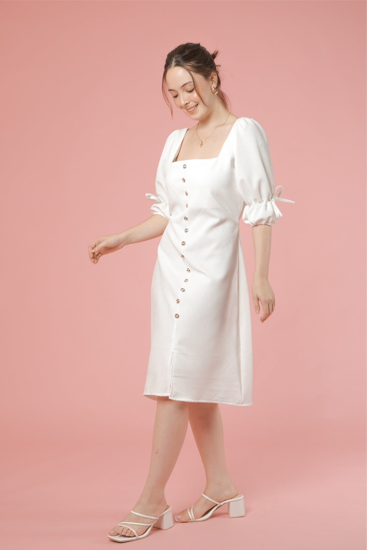 IVY DRESS IN WHITE