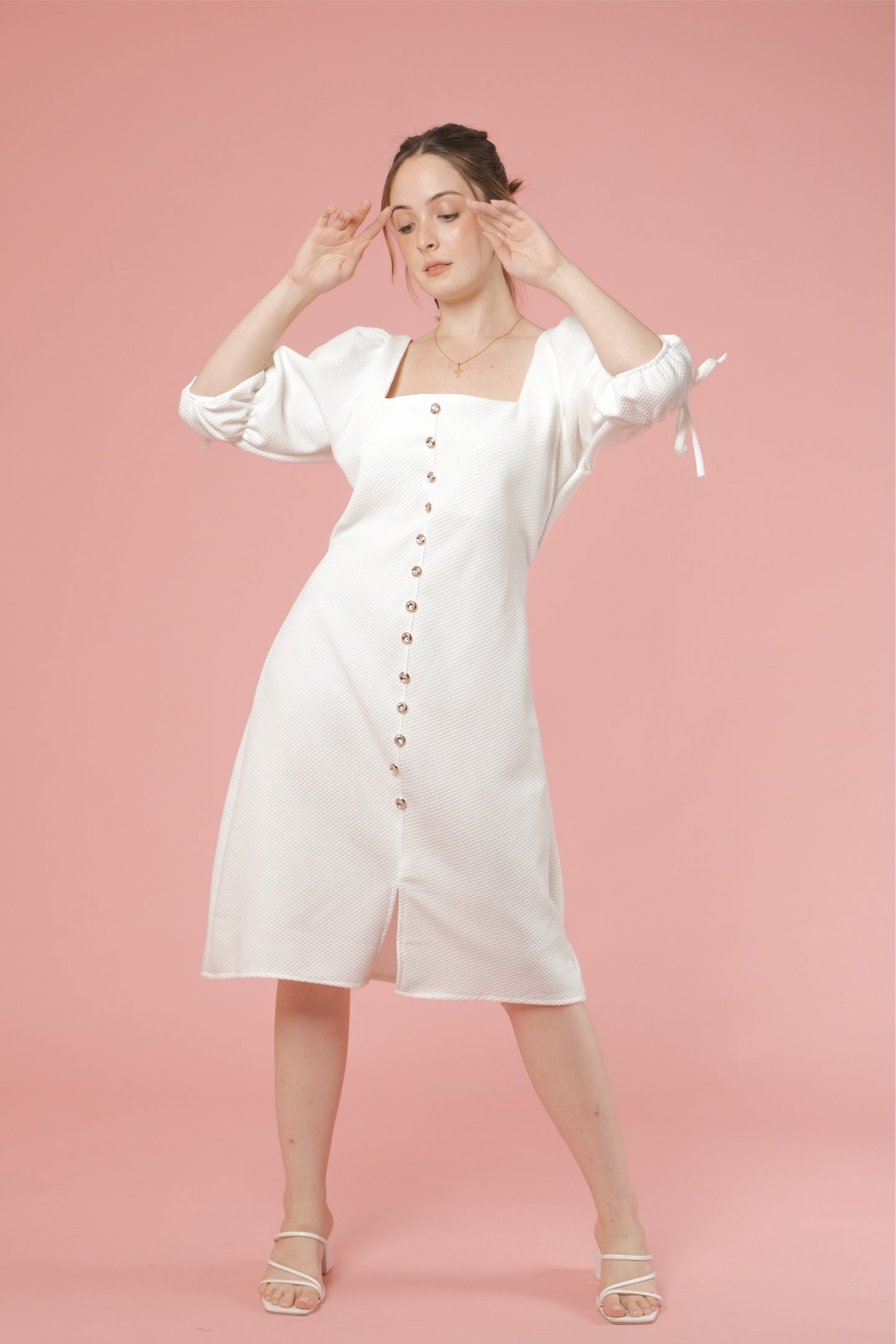 IVY DRESS IN WHITE