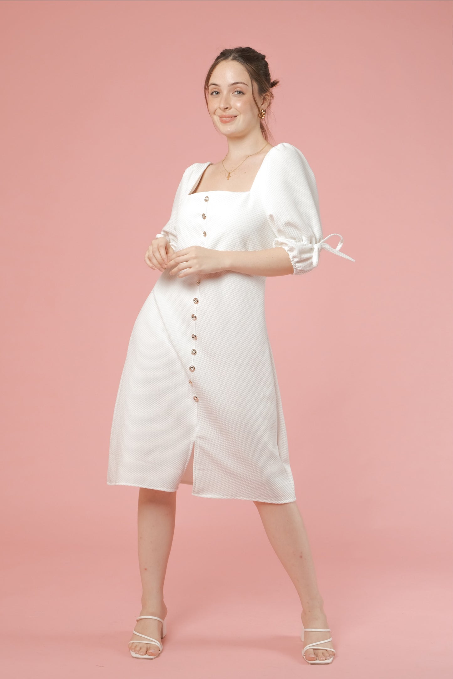 IVY DRESS IN WHITE
